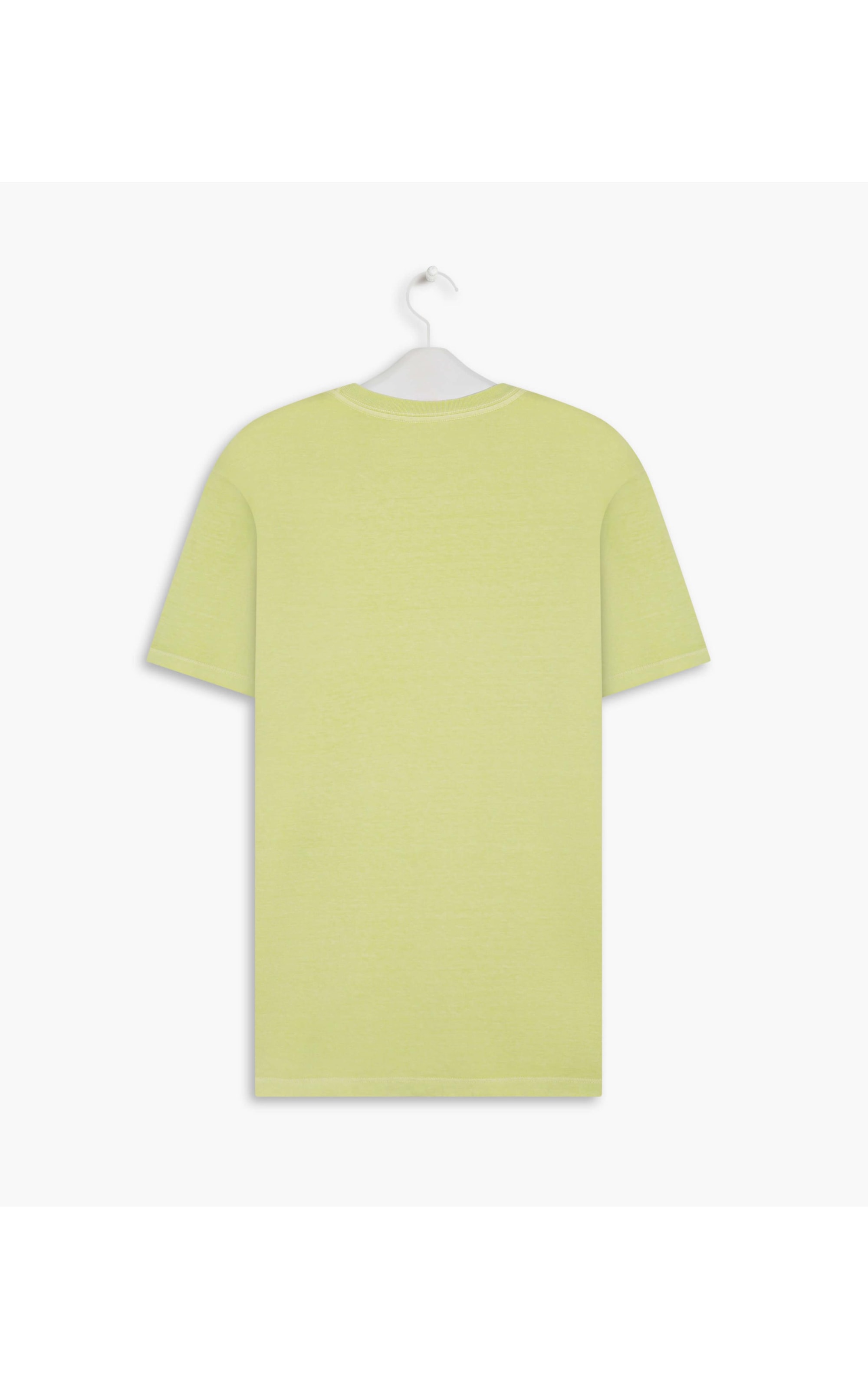 T-Shirt Mm Washed Com Bolso Verde Maca