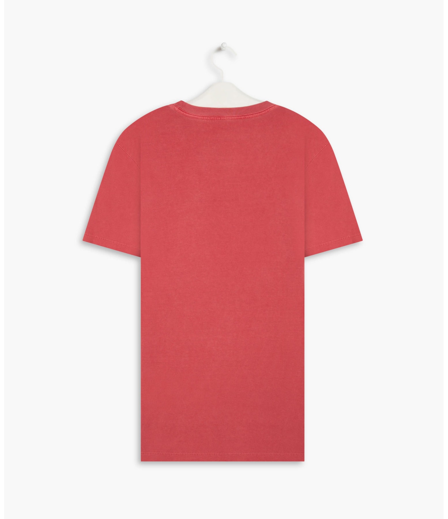 T-Shirt Mm Washed Com Bolso Vermelho