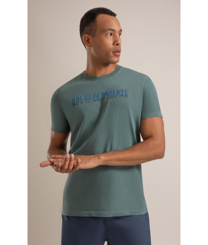 T-Shirt Mm Washed Dolce Far Niente Fte Bottle