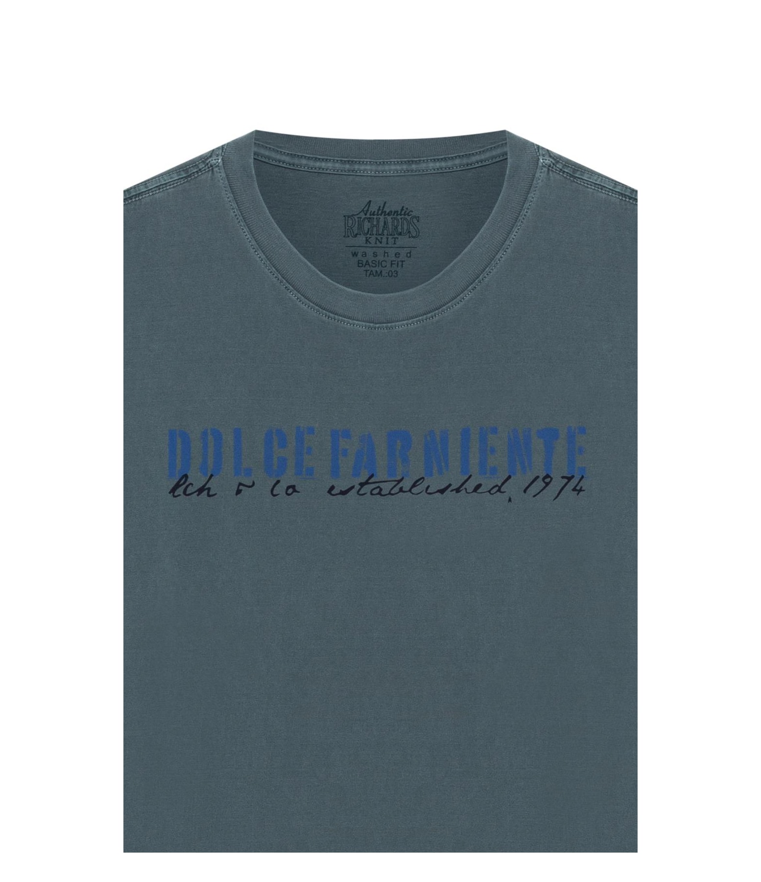 T-Shirt Mm Washed Dolce Far Niente Fte Bottle