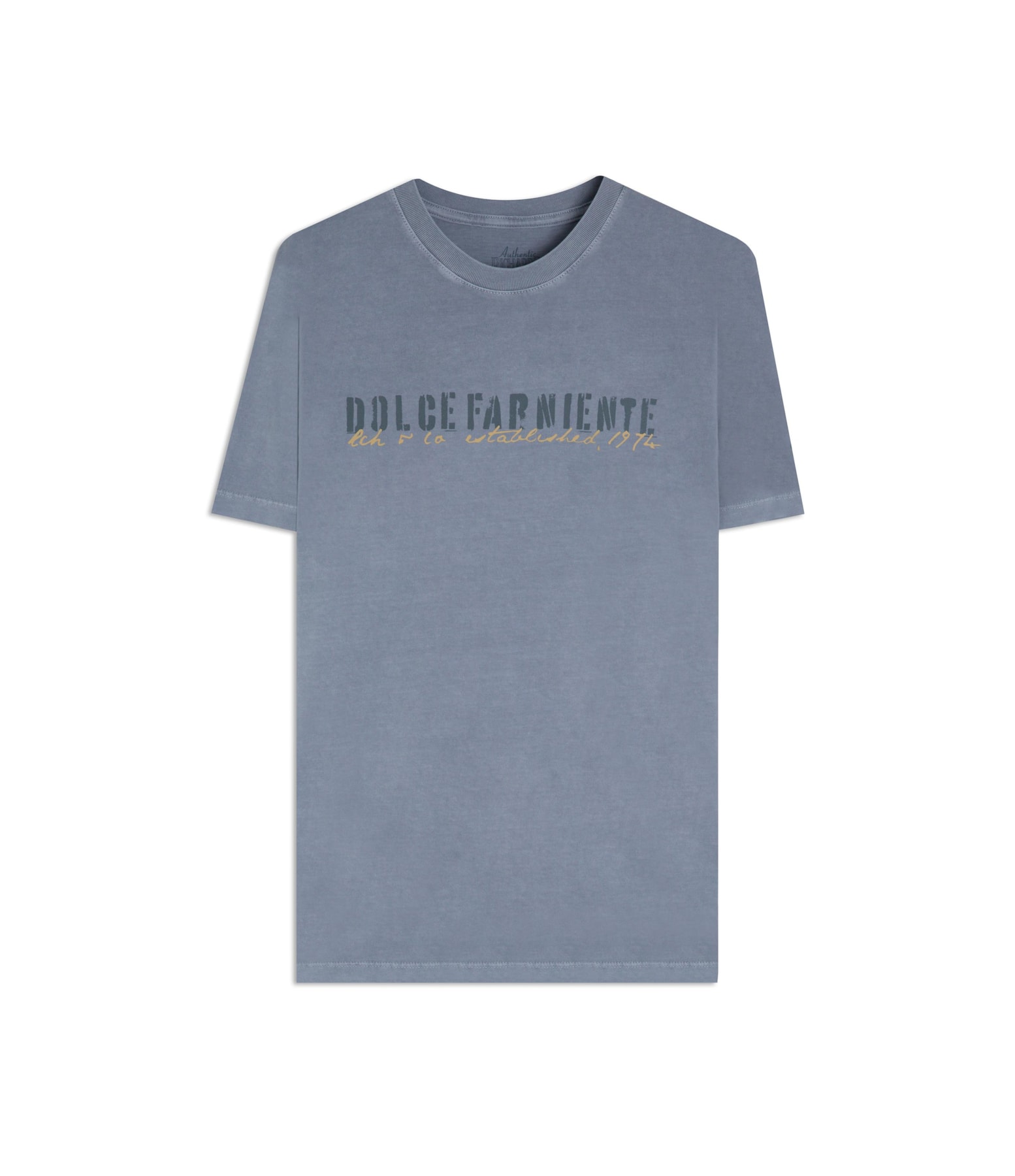 T-Shirt Mm Washed Dolce Far Niente Fte Grafite