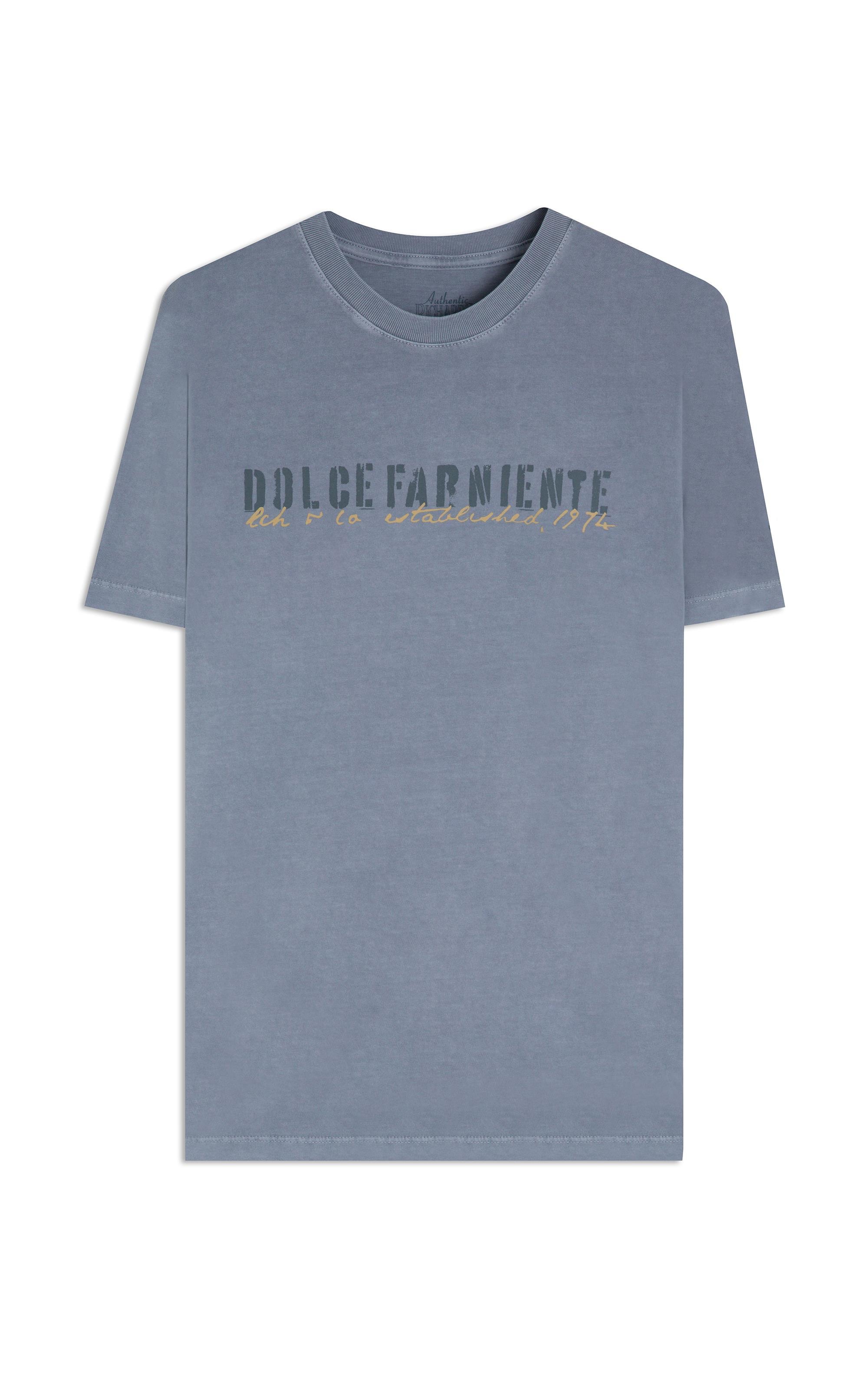 T-Shirt Mm Washed Dolce Far Niente Fte Grafite