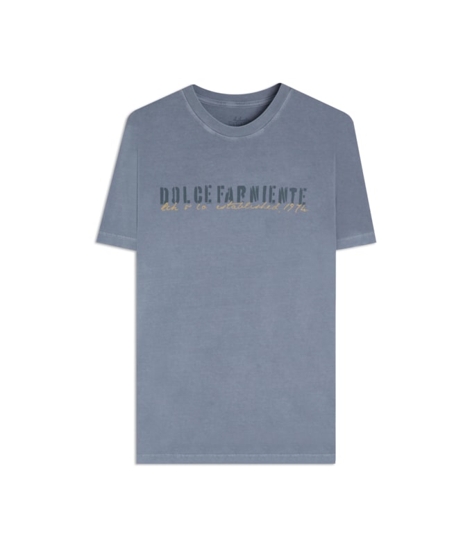 T-Shirt Mm Washed Dolce Far Niente Fte Grafite