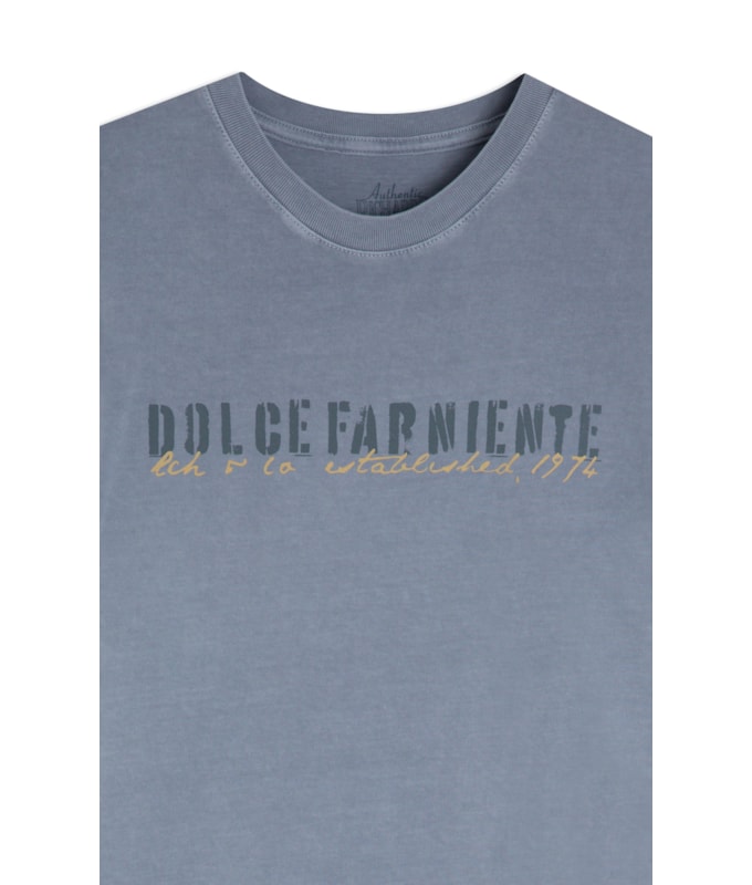 T-Shirt Mm Washed Dolce Far Niente Fte Grafite
