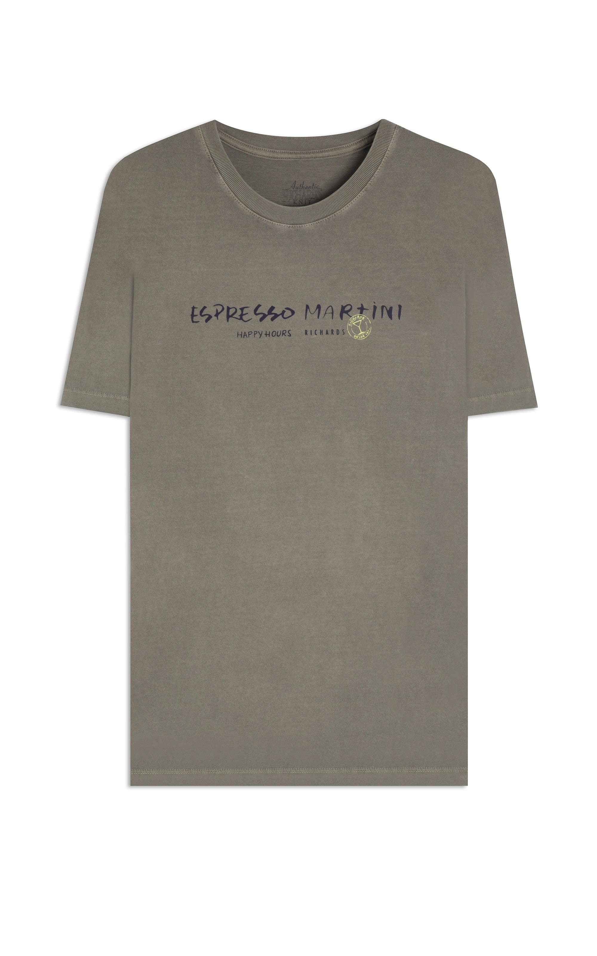 T-Shirt Mm Washed Espresso Martini Fte Castor
