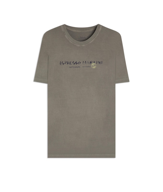 T-Shirt Mm Washed Espresso Martini Fte Castor