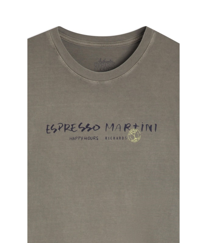 T-Shirt Mm Washed Espresso Martini Fte Castor