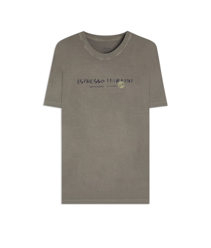 T-Shirt Mm Washed Espresso Martini Fte Castor
