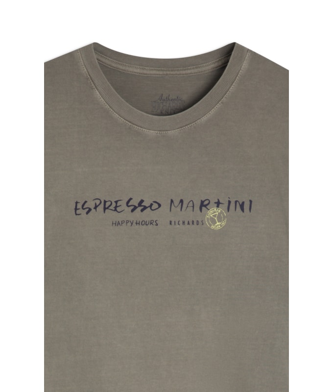 T-Shirt Mm Washed Espresso Martini Fte Castor