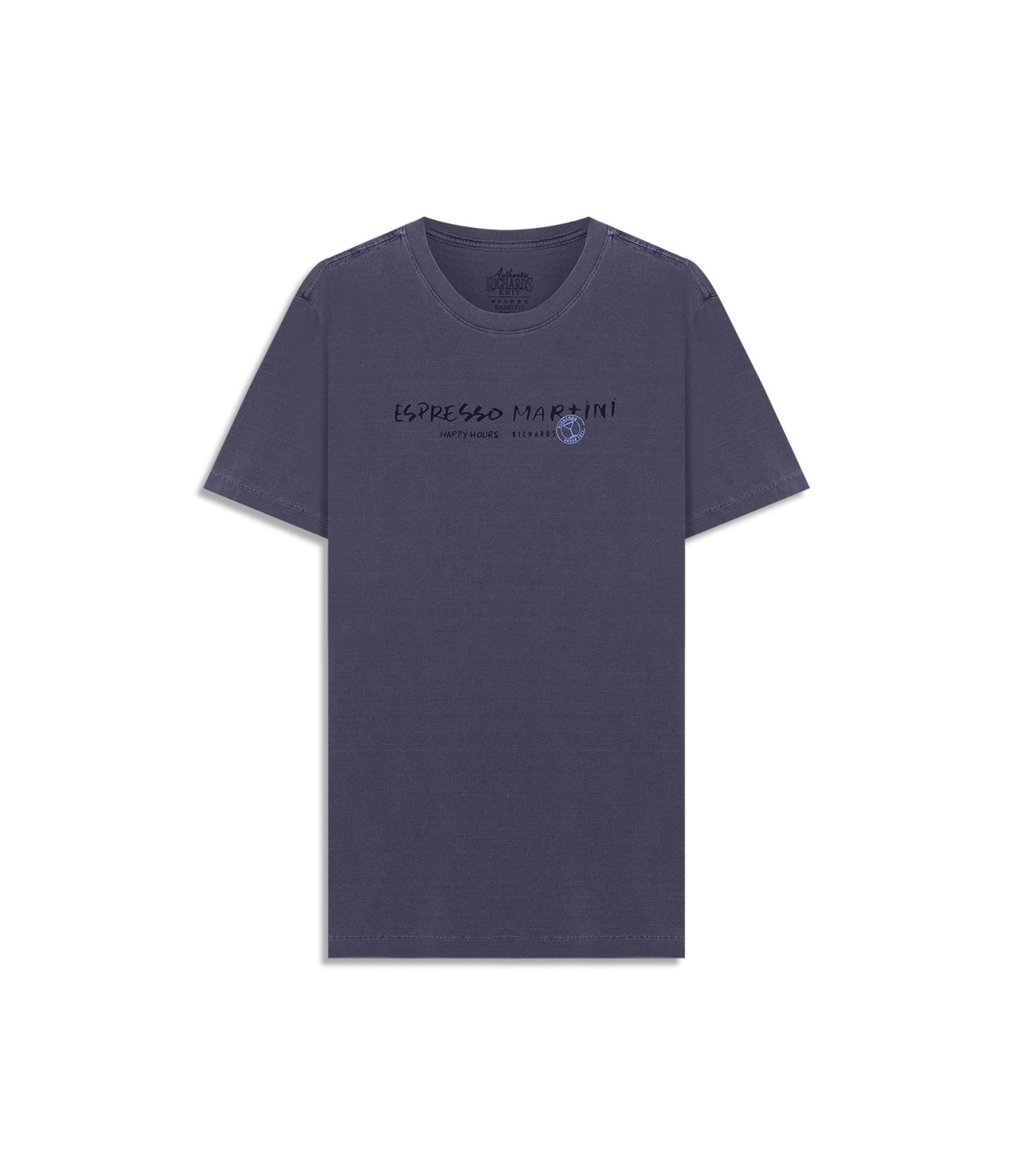 T-Shirt Mm Washed Espresso Martini Fte Purple Blue