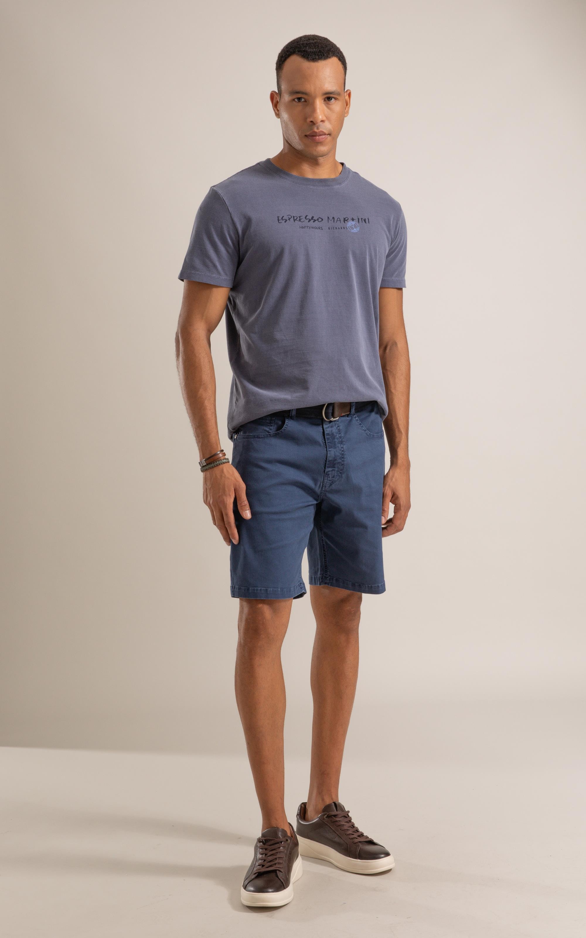 T-Shirt Mm Washed Espresso Martini Fte Purple Blue