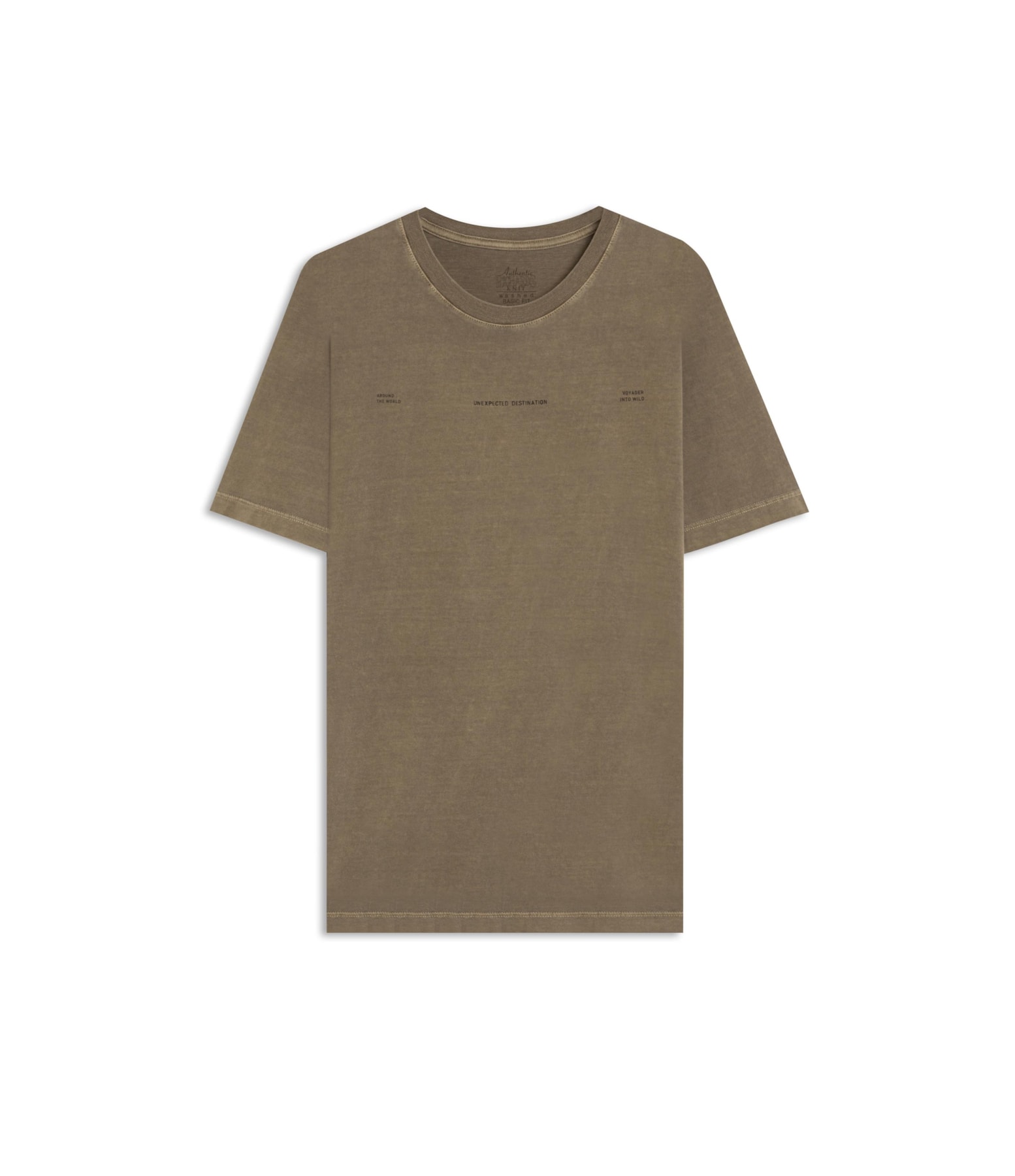T-Shirt Mm Washed Journal Costas Castor