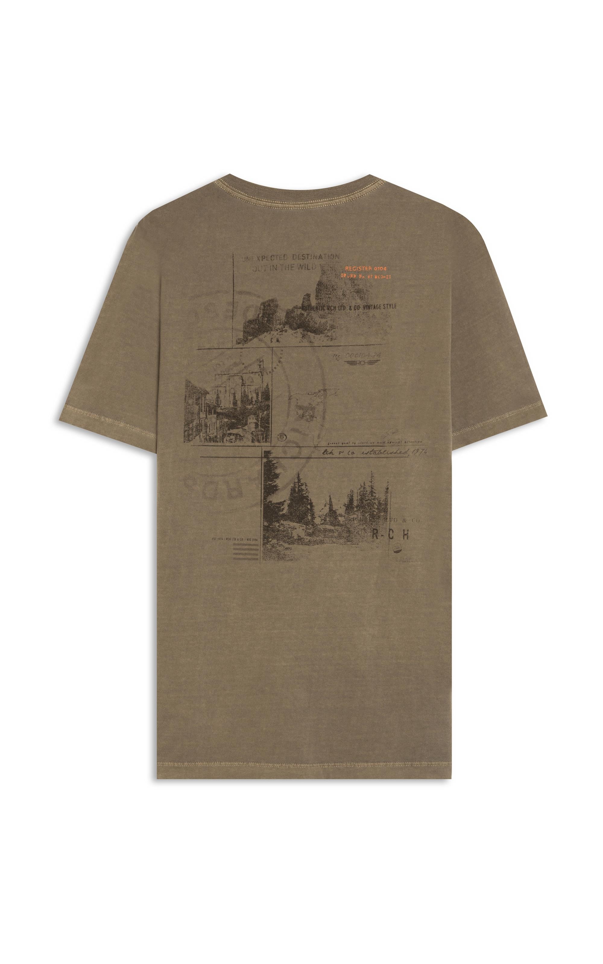T-Shirt Mm Washed Journal Costas Castor