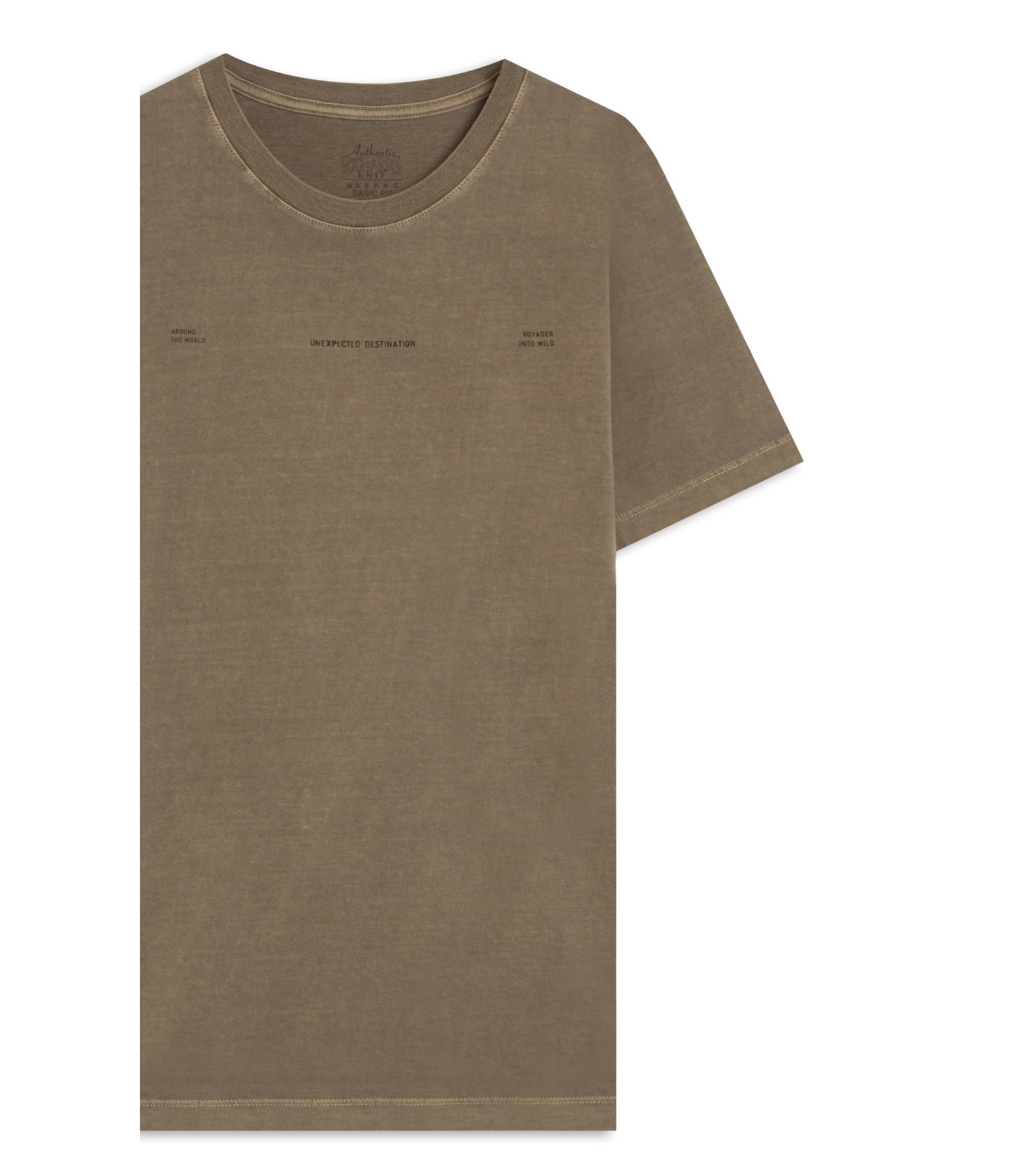 T-Shirt Mm Washed Journal Costas Castor