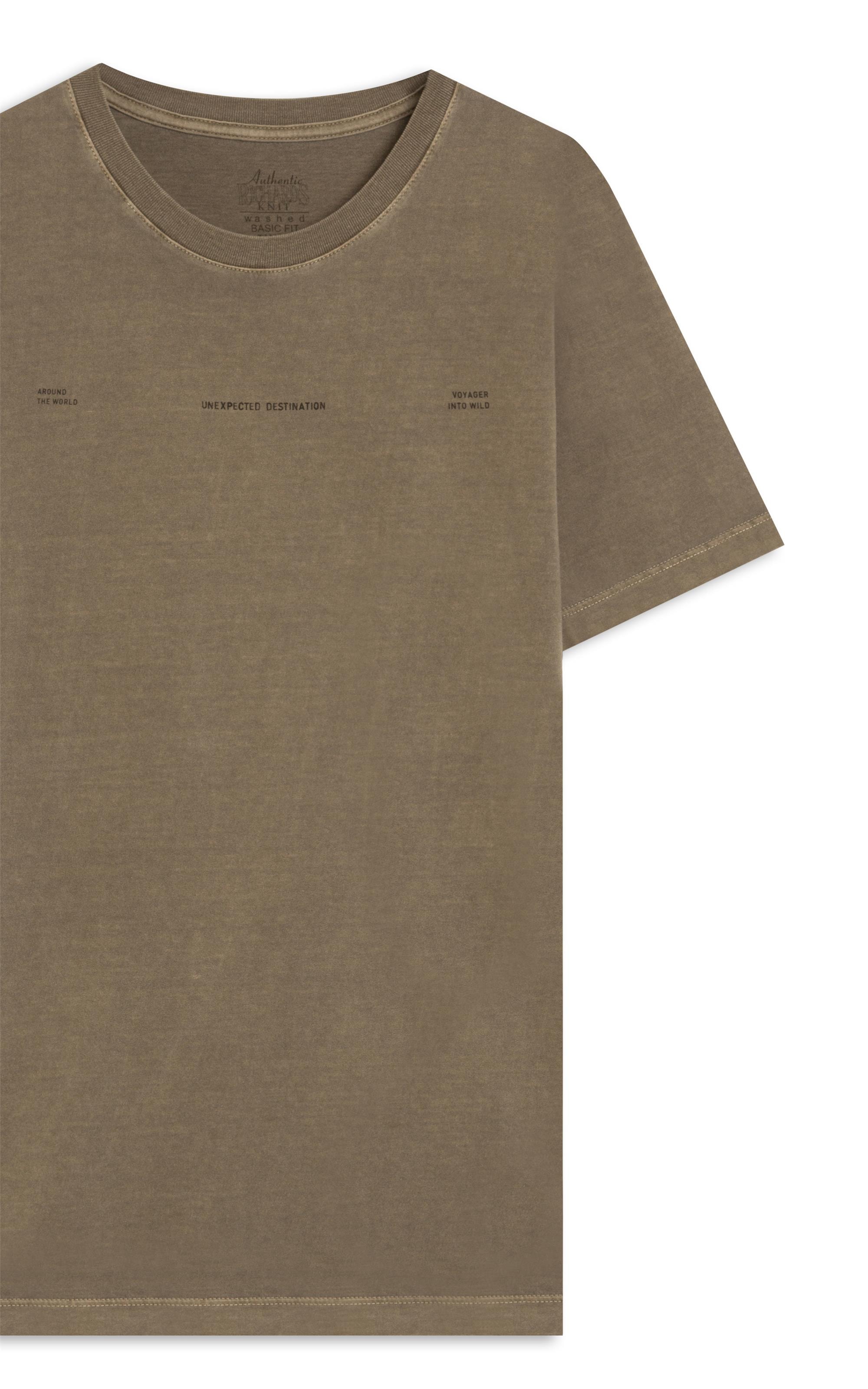 T-Shirt Mm Washed Journal Costas Castor
