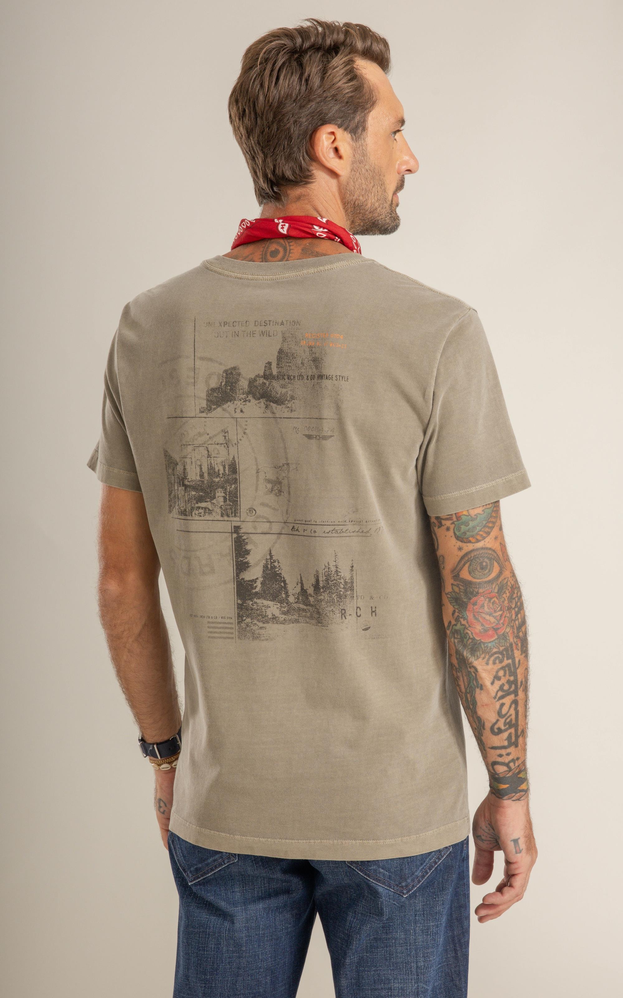 T-Shirt Mm Washed Journal Costas Castor