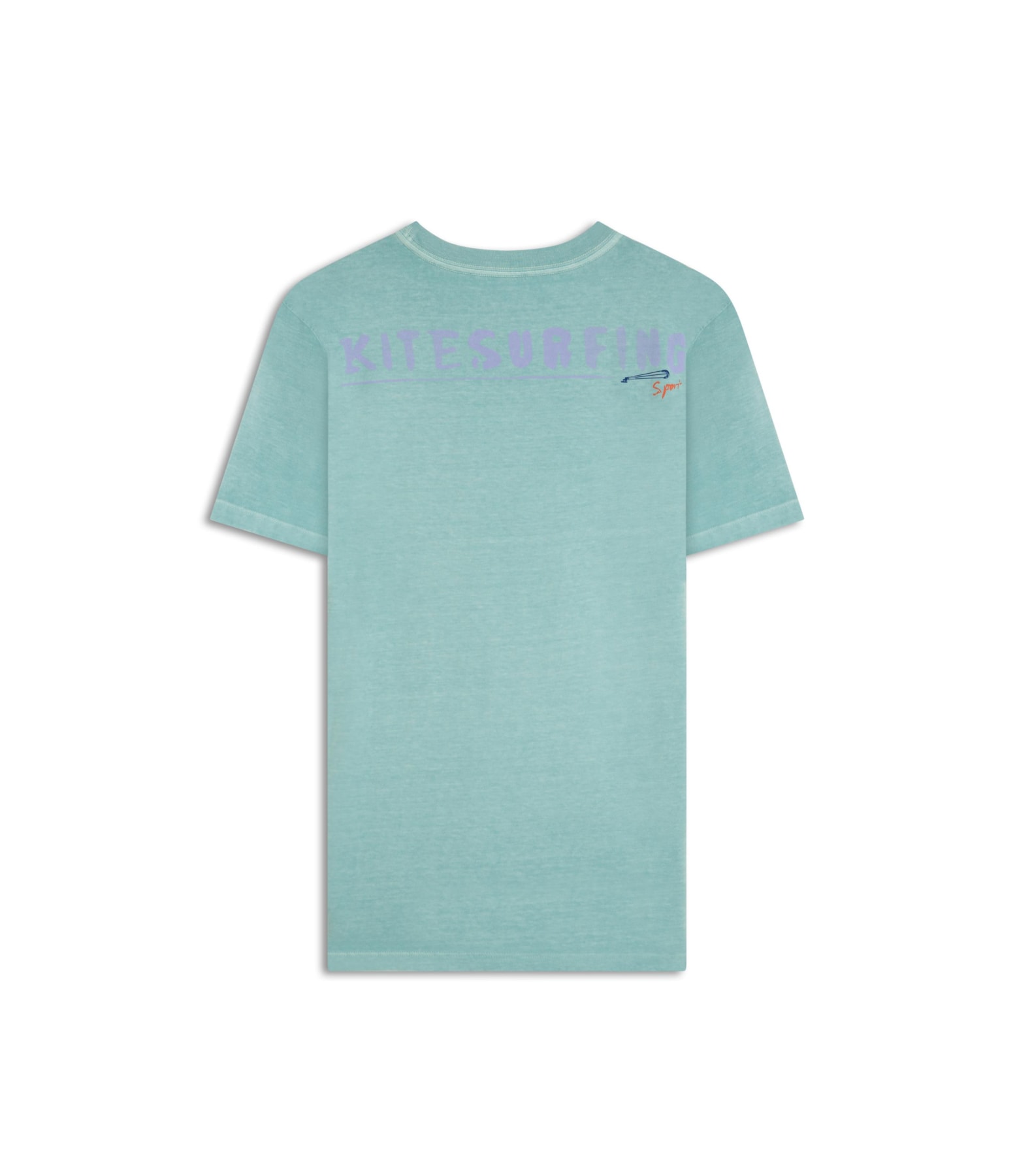 T-Shirt Mm Washed Kitesurfing Costas Bf Turquesa
