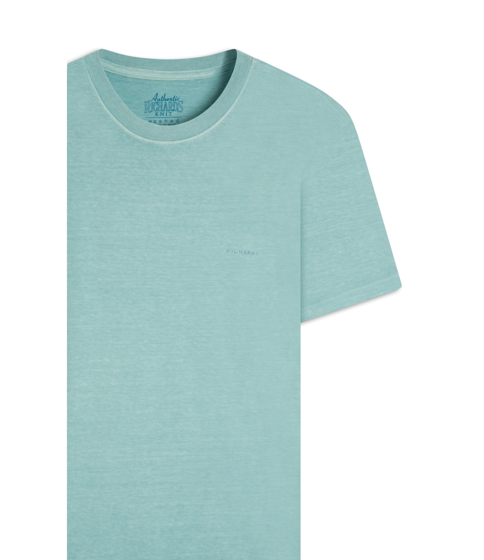 T-Shirt Mm Washed Kitesurfing Costas Bf Turquesa