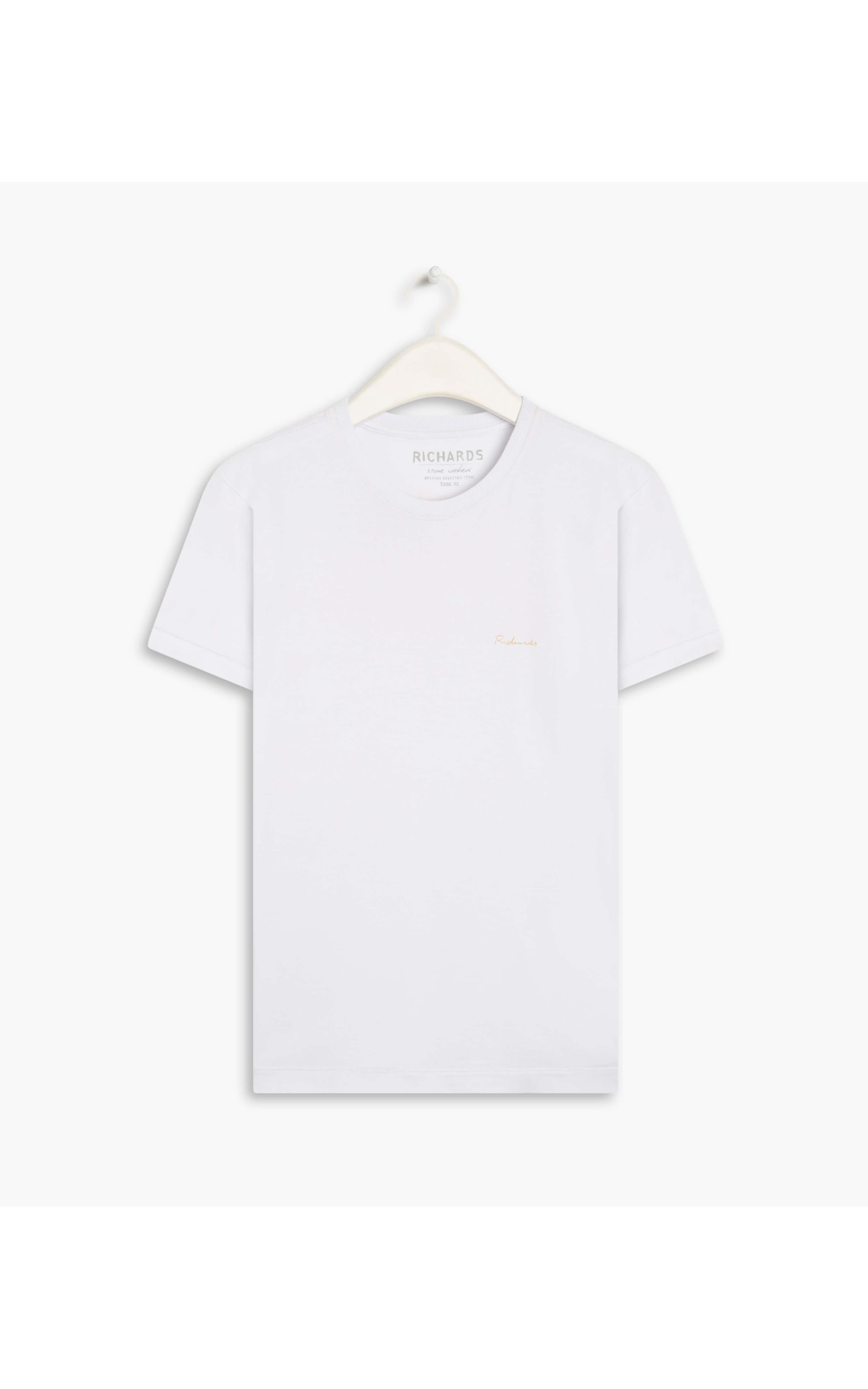 T-Shirt Mm Washed La Chance Mc Branco