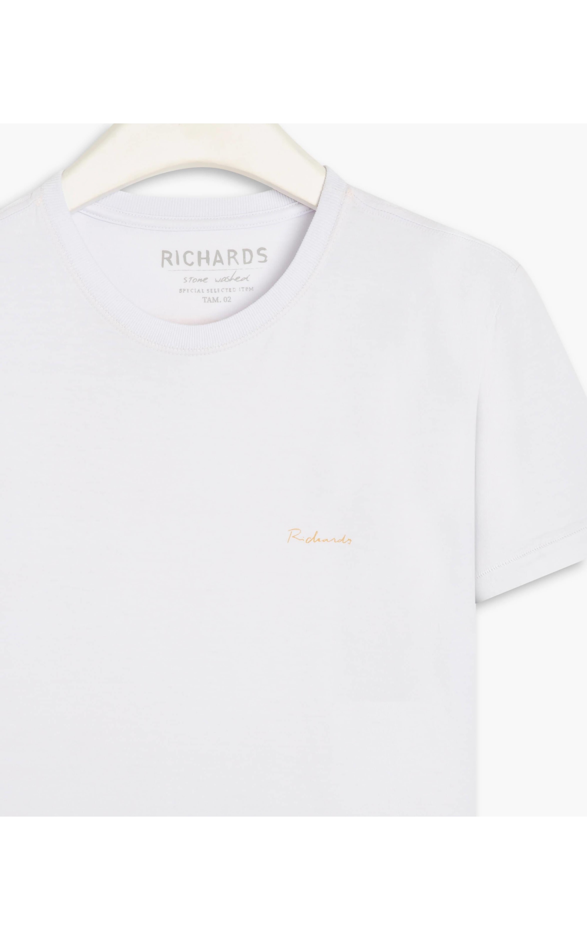 T-Shirt Mm Washed La Chance Mc Branco