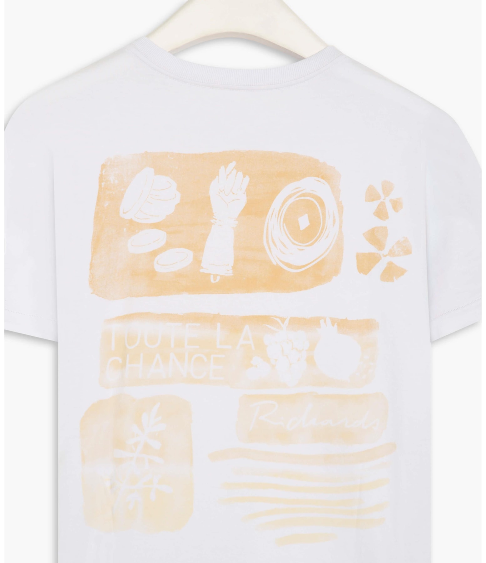 T-Shirt Mm Washed La Chance Mc Branco