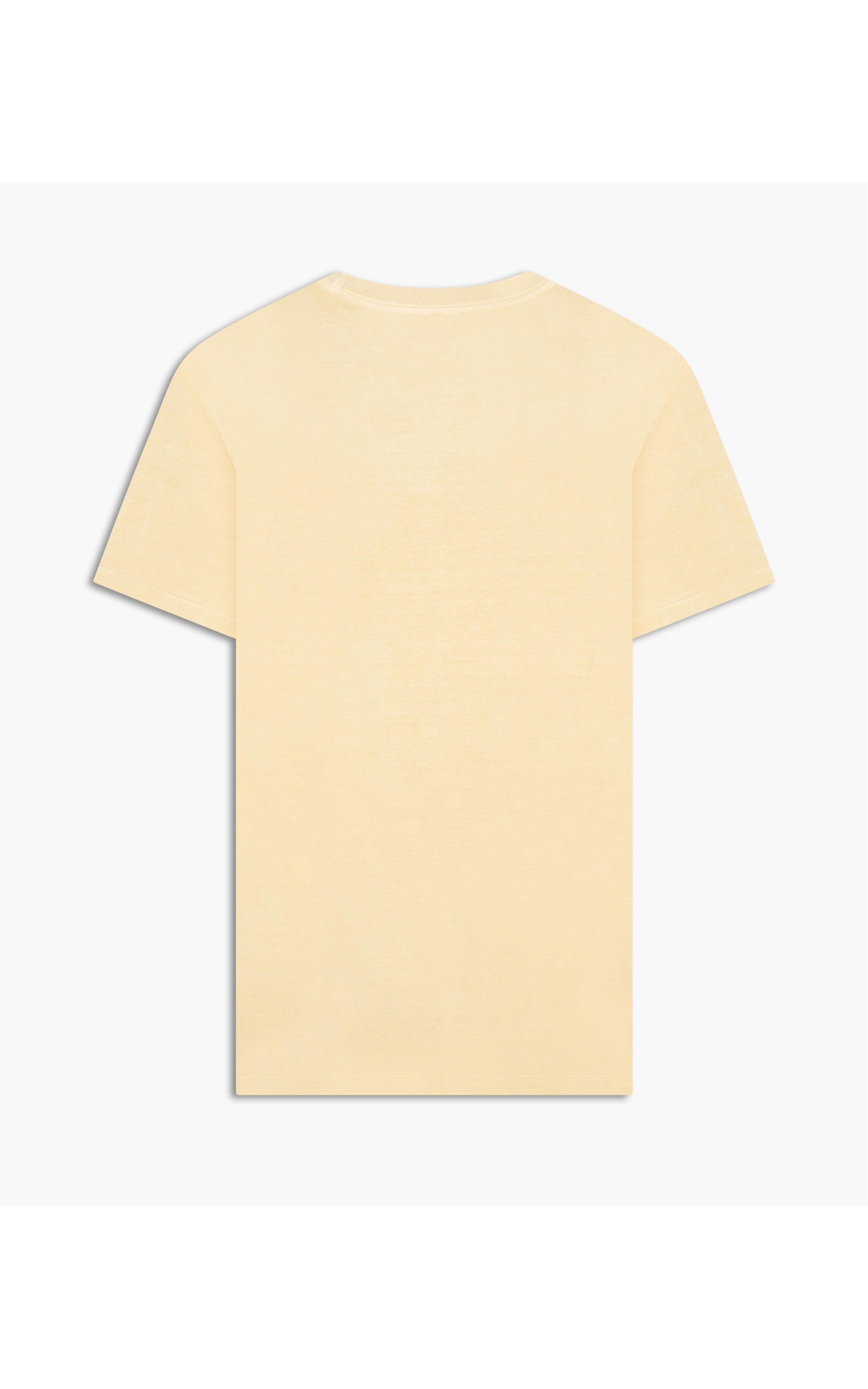 T-Shirt Mm Washed Manuscrito Amarelo