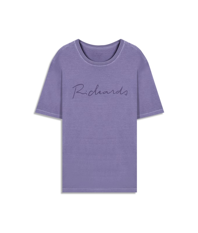 T-Shirt Mm Washed Manuscrito Misty