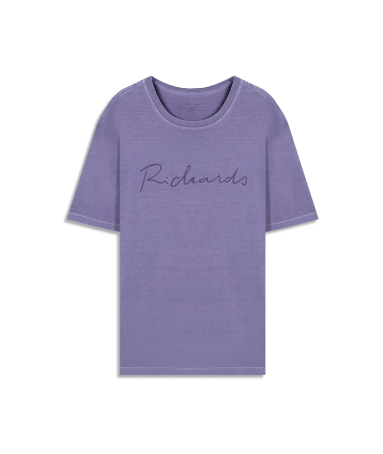 T-Shirt Mm Washed Manuscrito Misty