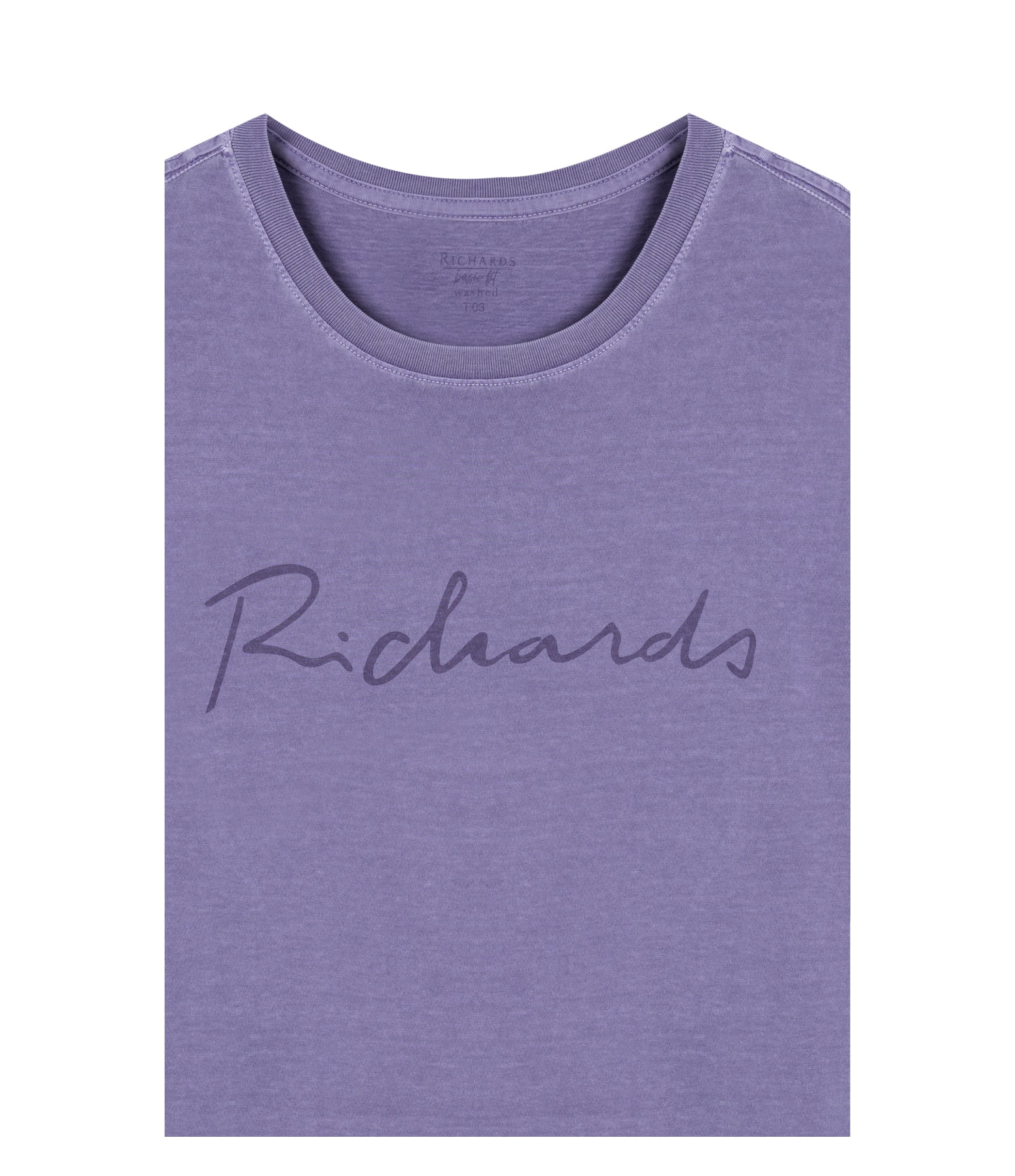 T-Shirt Mm Washed Manuscrito Misty