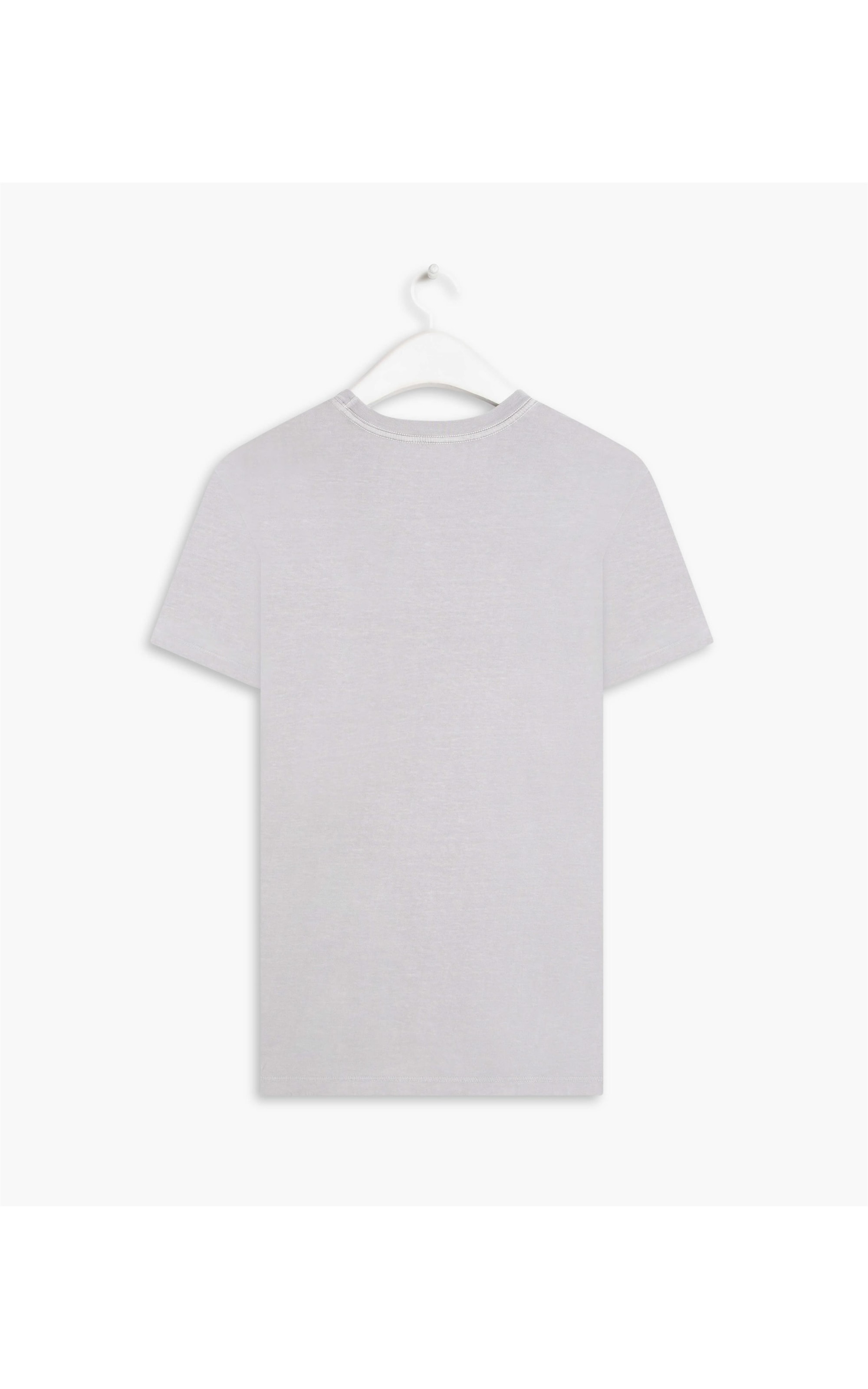 T-Shirt Mm Washed Manuscrito Prata