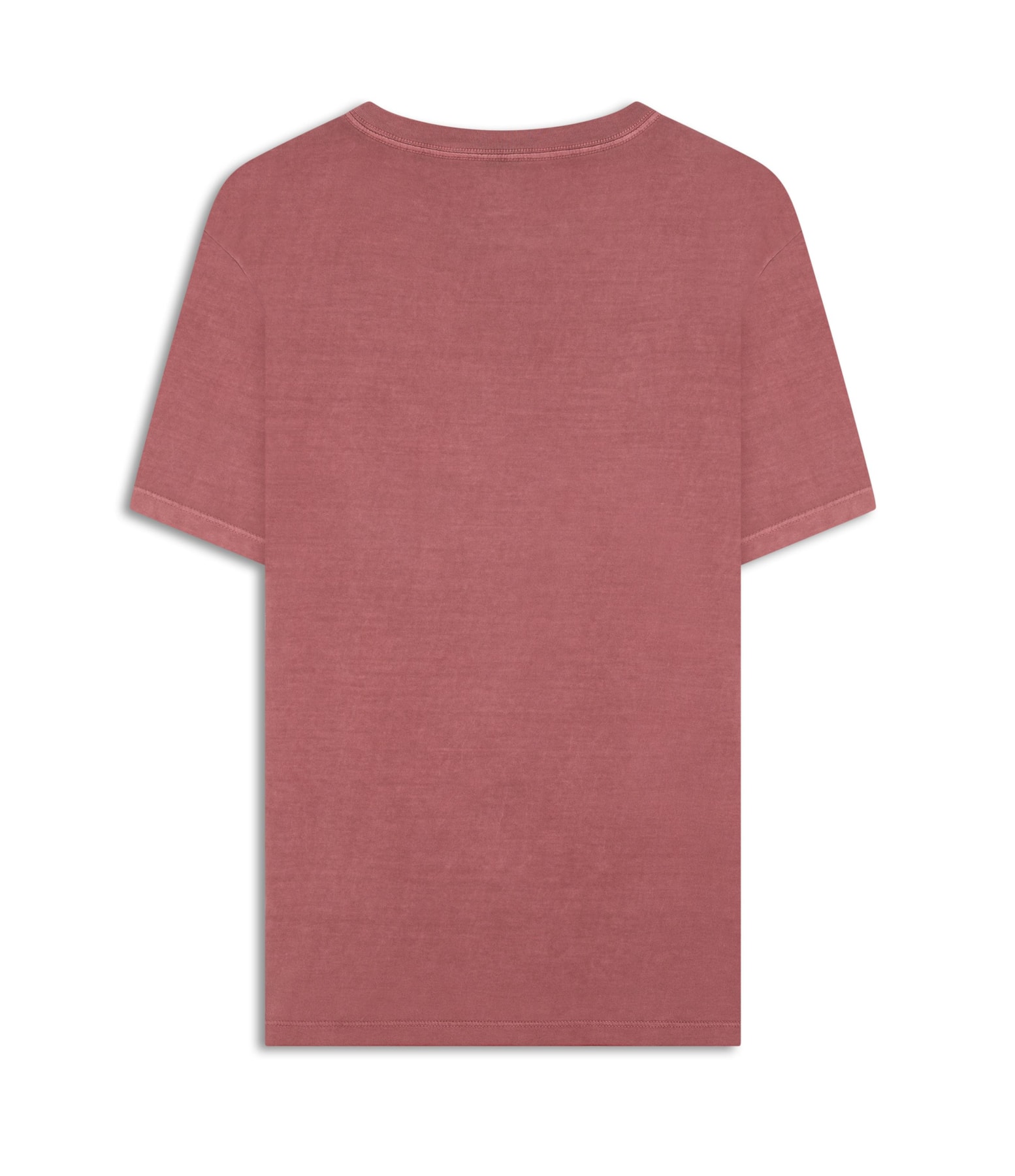 T-Shirt Mm Washed Manuscrito Vinho