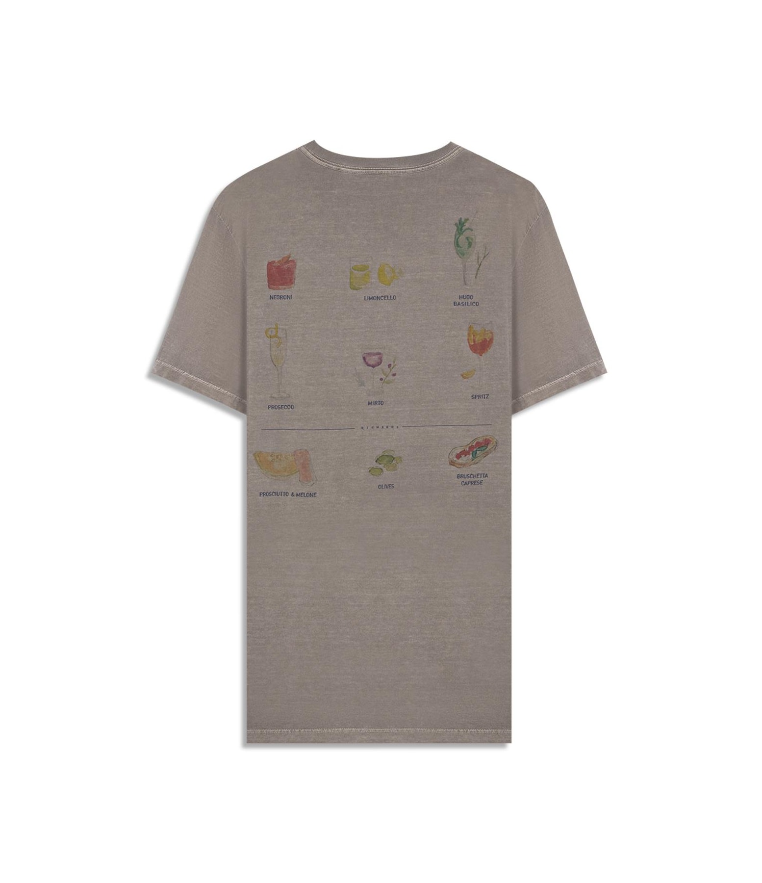 T-Shirt Mm Washed Menu Cta Castor