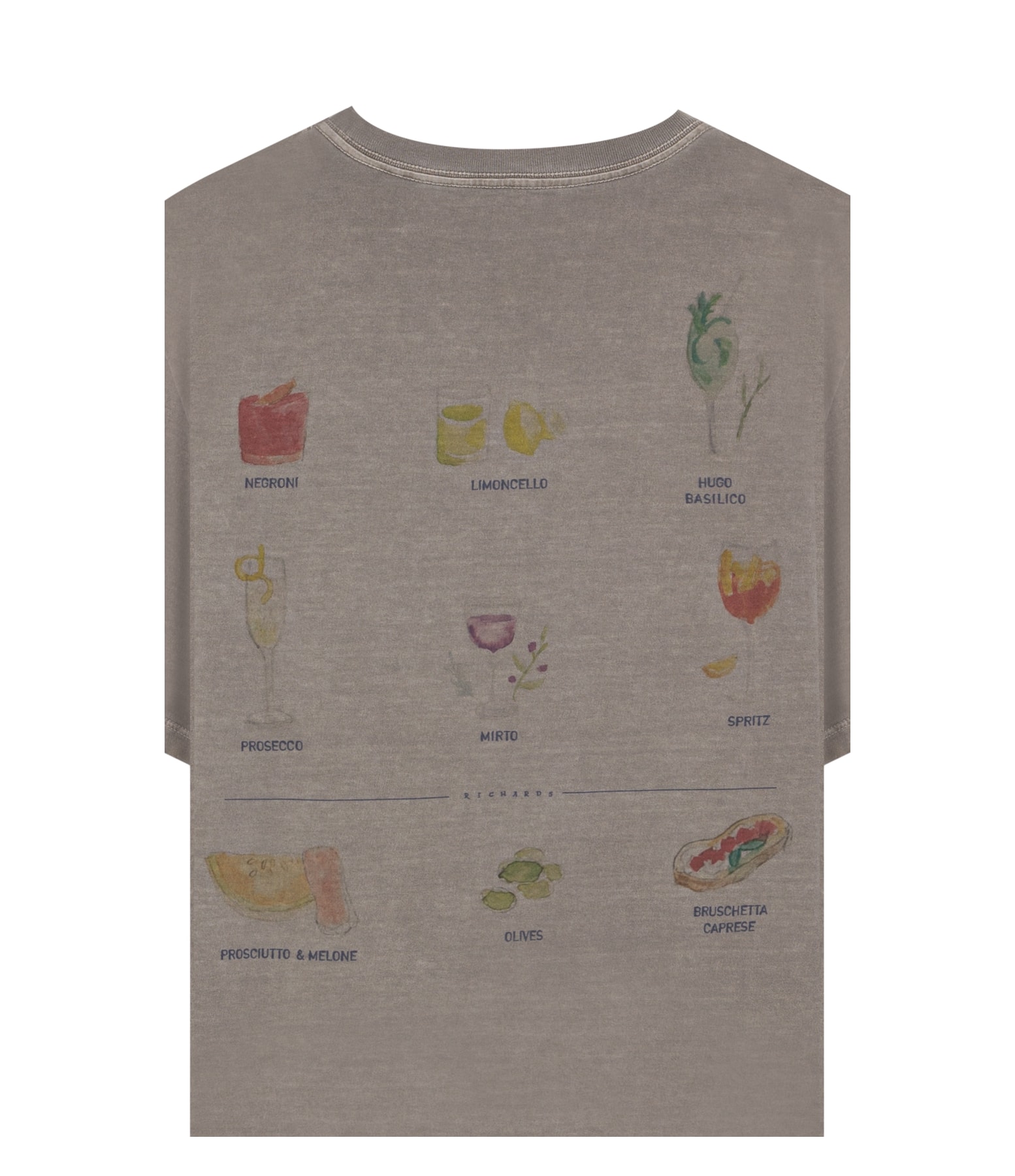 T-Shirt Mm Washed Menu Cta Castor