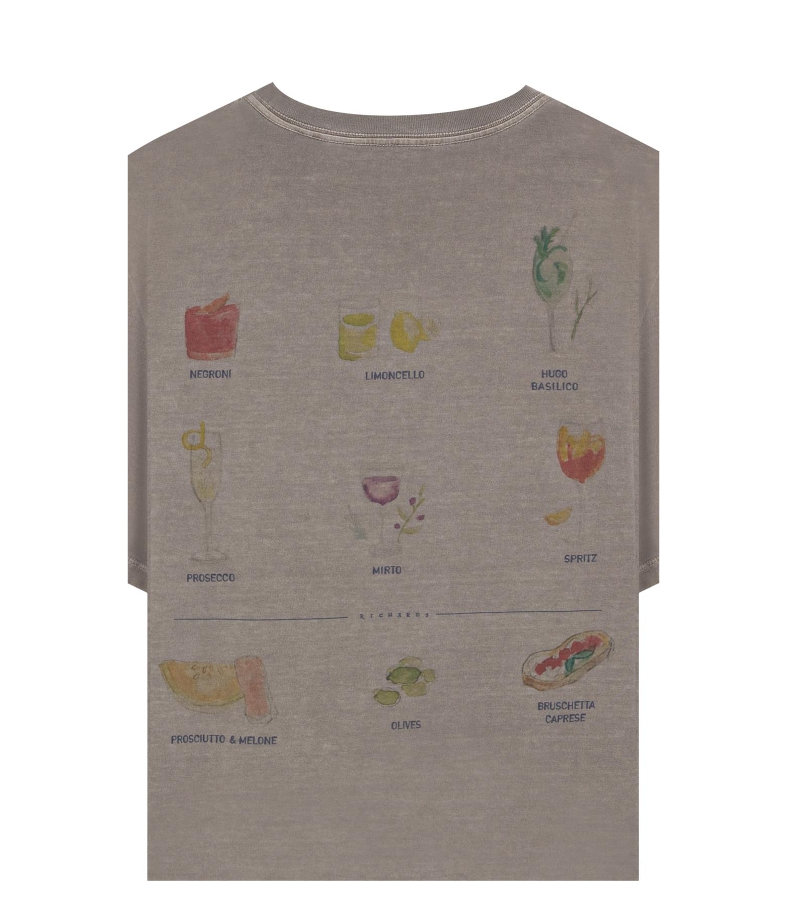 T-Shirt Mm Washed Menu Cta Castor