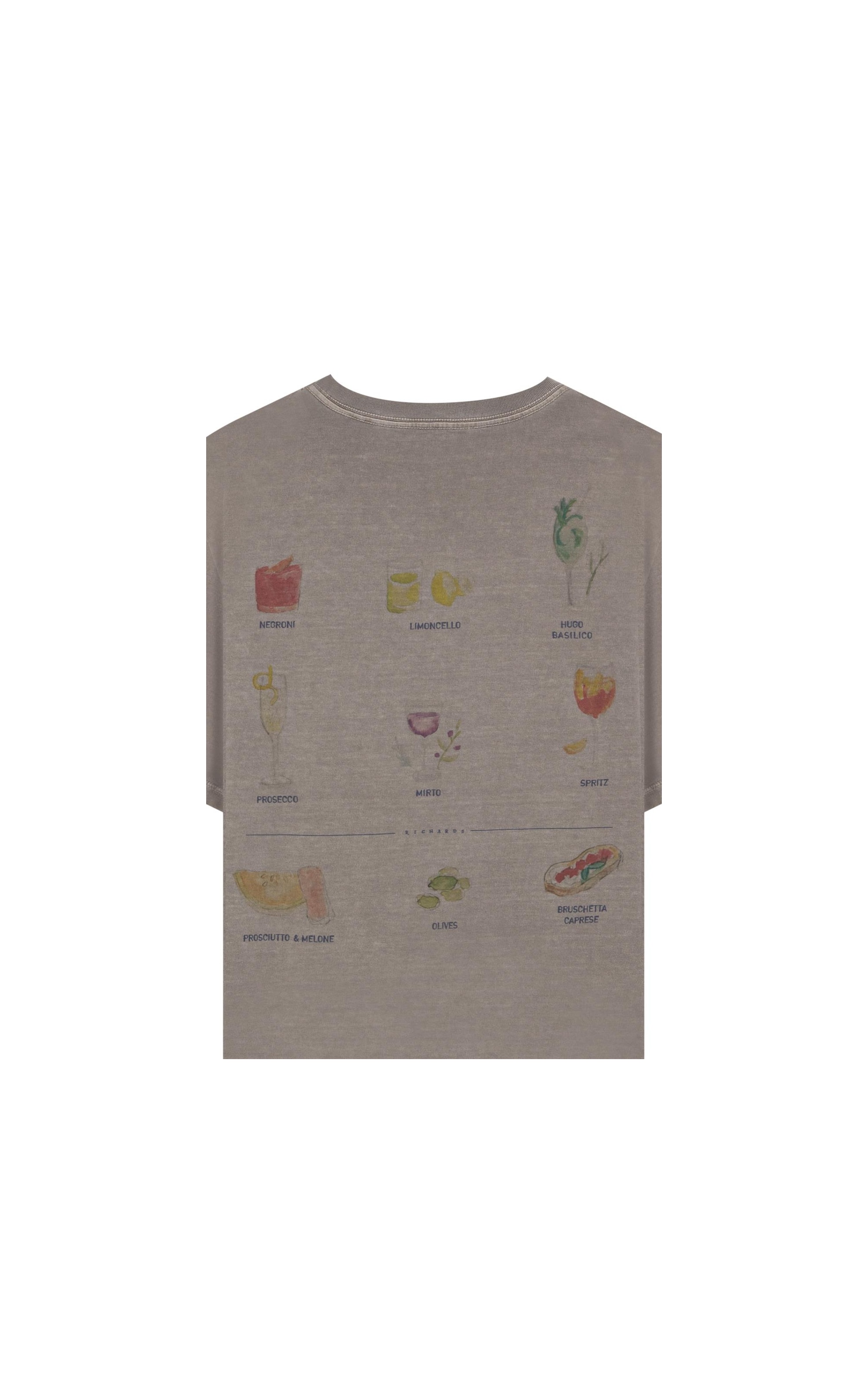 T-Shirt Mm Washed Menu Cta Castor