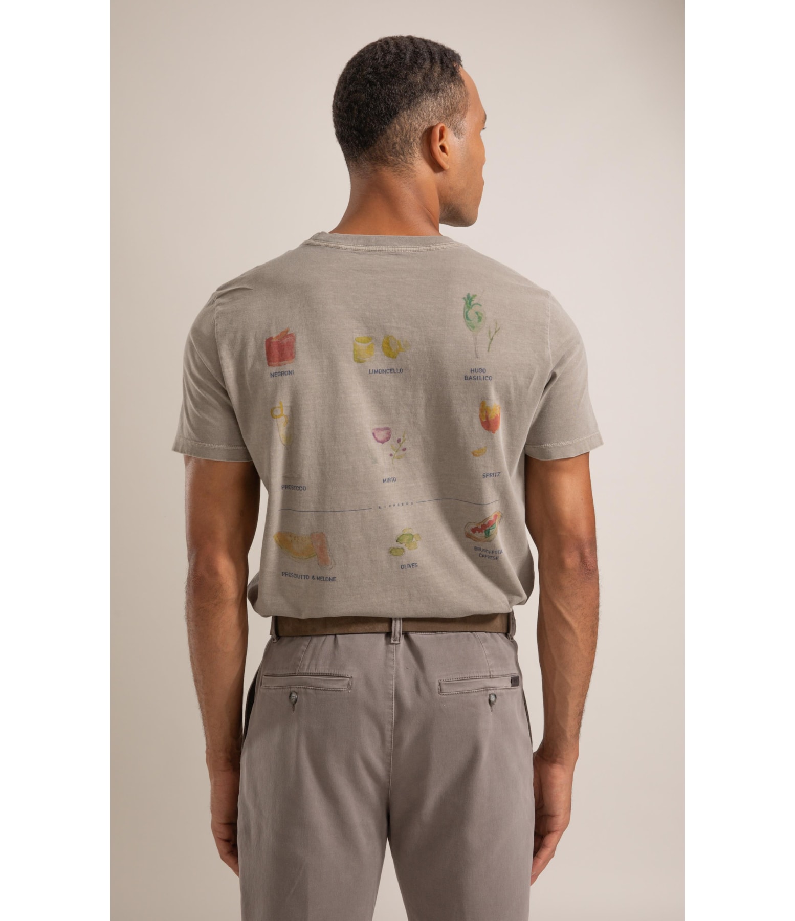 T-Shirt Mm Washed Menu Cta Castor