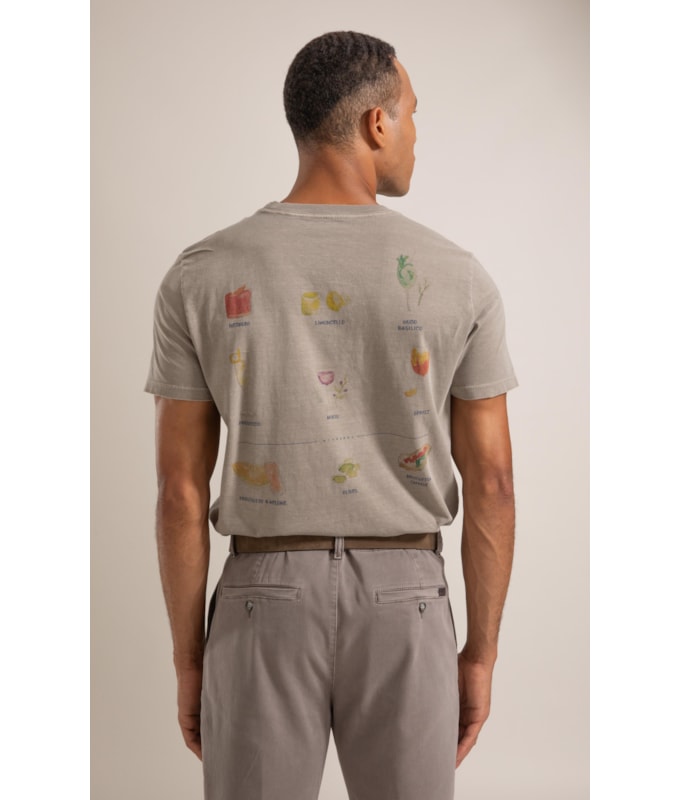 T-Shirt Mm Washed Menu Cta Castor