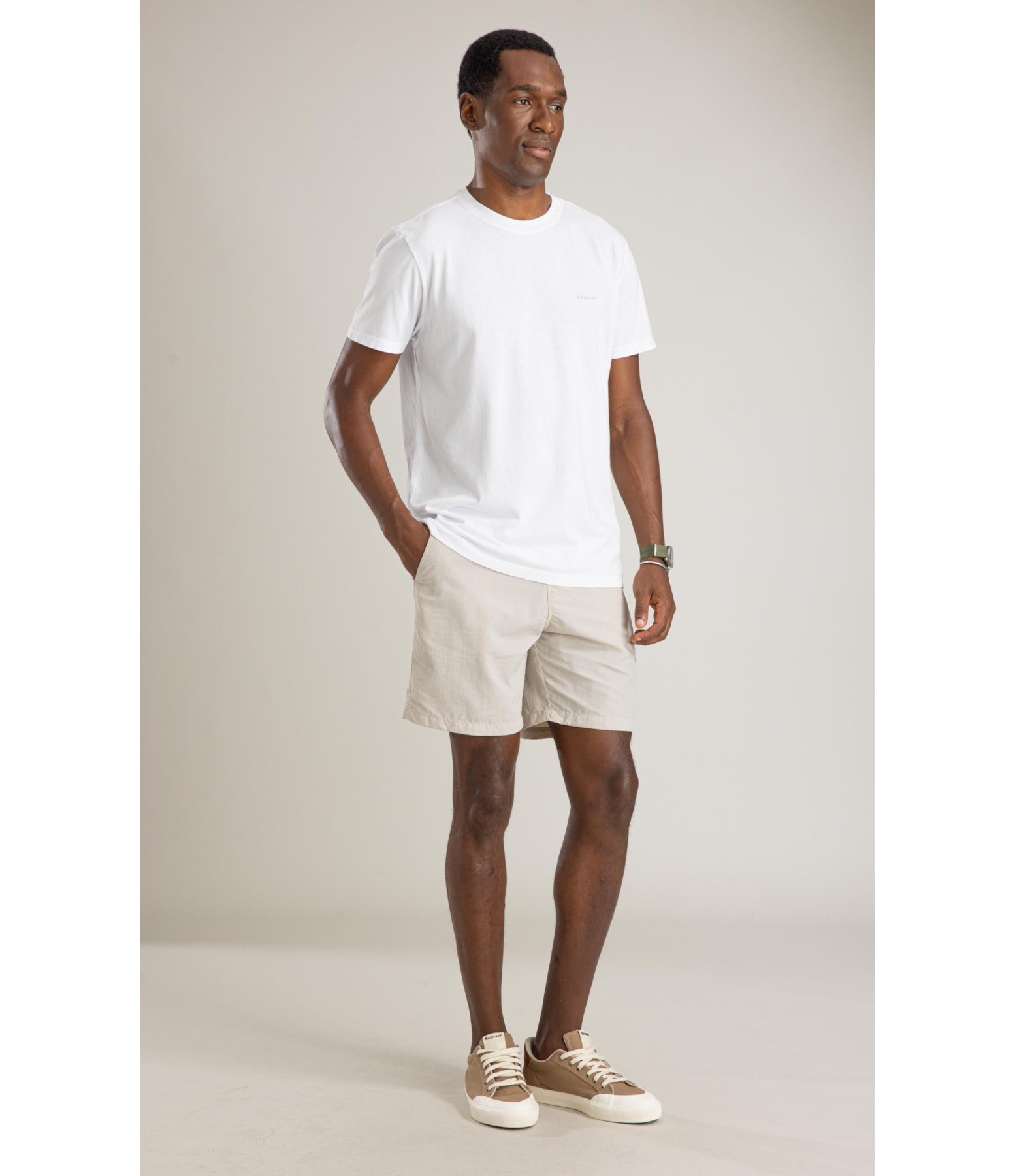 T-Shirt Mm Washed Mermaid Costas Bf Branco