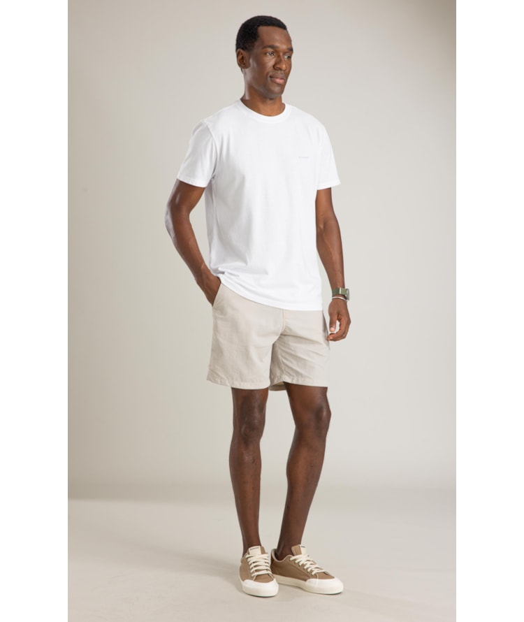 T-Shirt Mm Washed Mermaid Costas Bf Branco