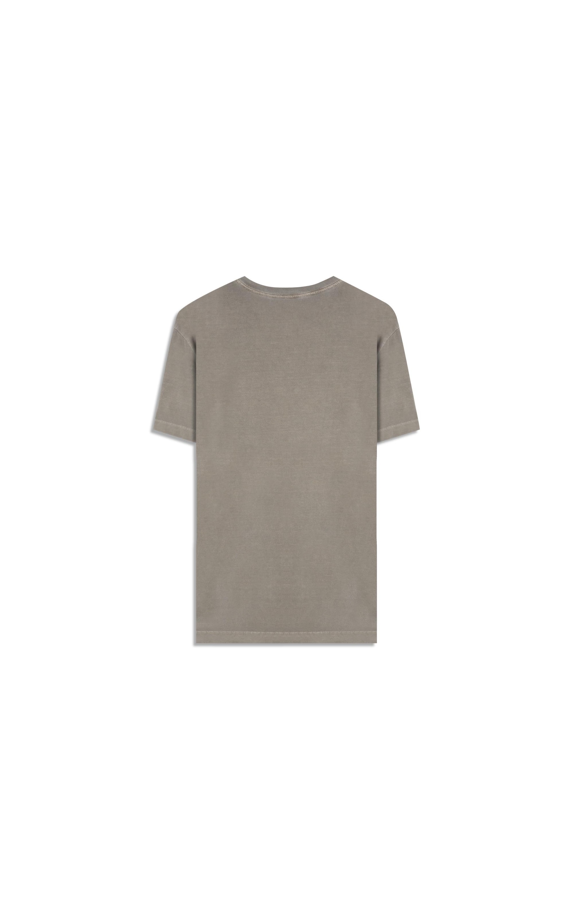 T-Shirt Mm Washed Mountain Bike Peito Castor