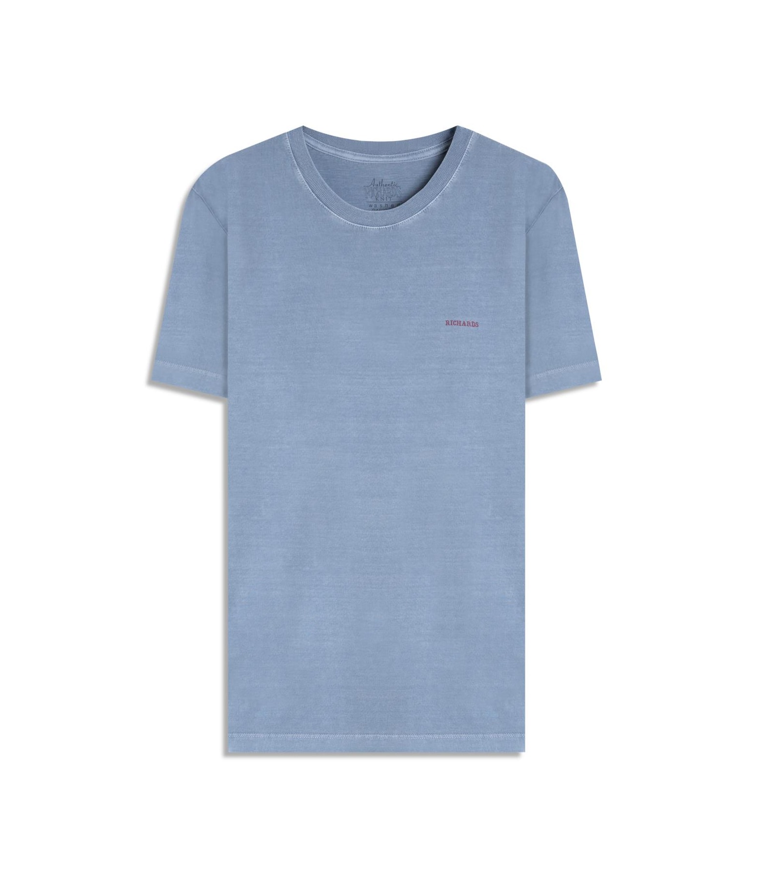 T-Shirt Mm Washed Mountain Costas Cinza Medio