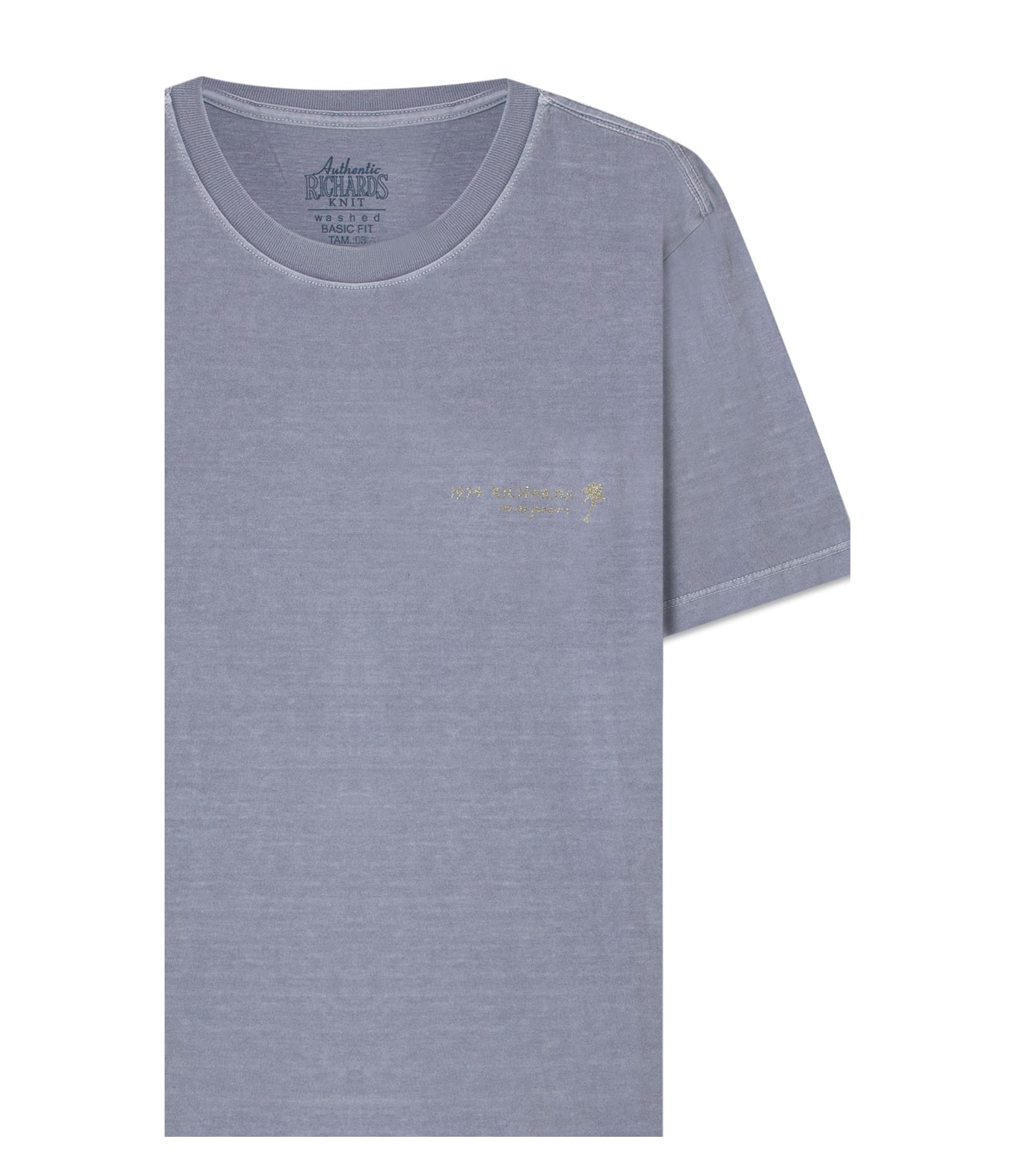 T-Shirt Mm Washed New Rildy Blue Vintage