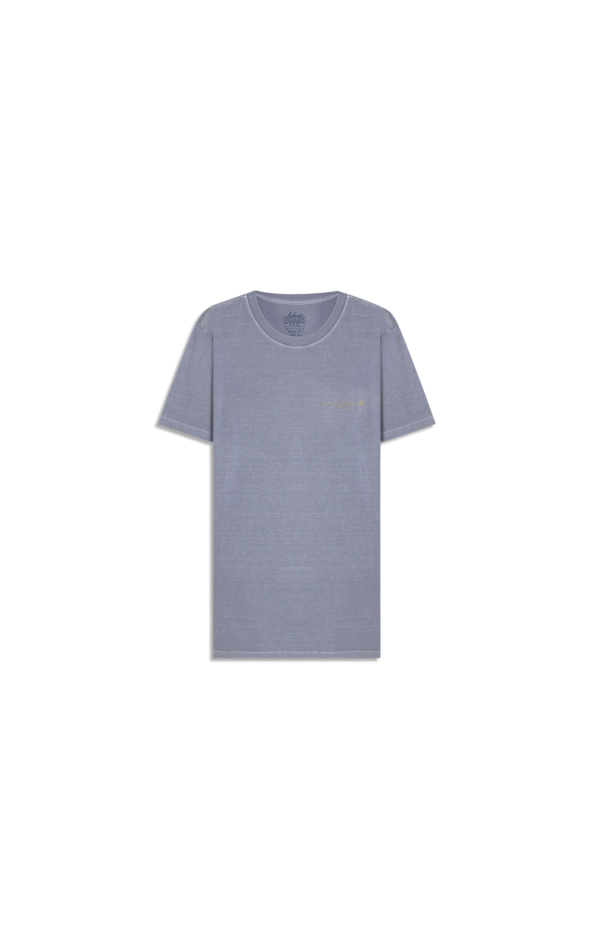 T-Shirt Mm Washed New Rildy Blue Vintage