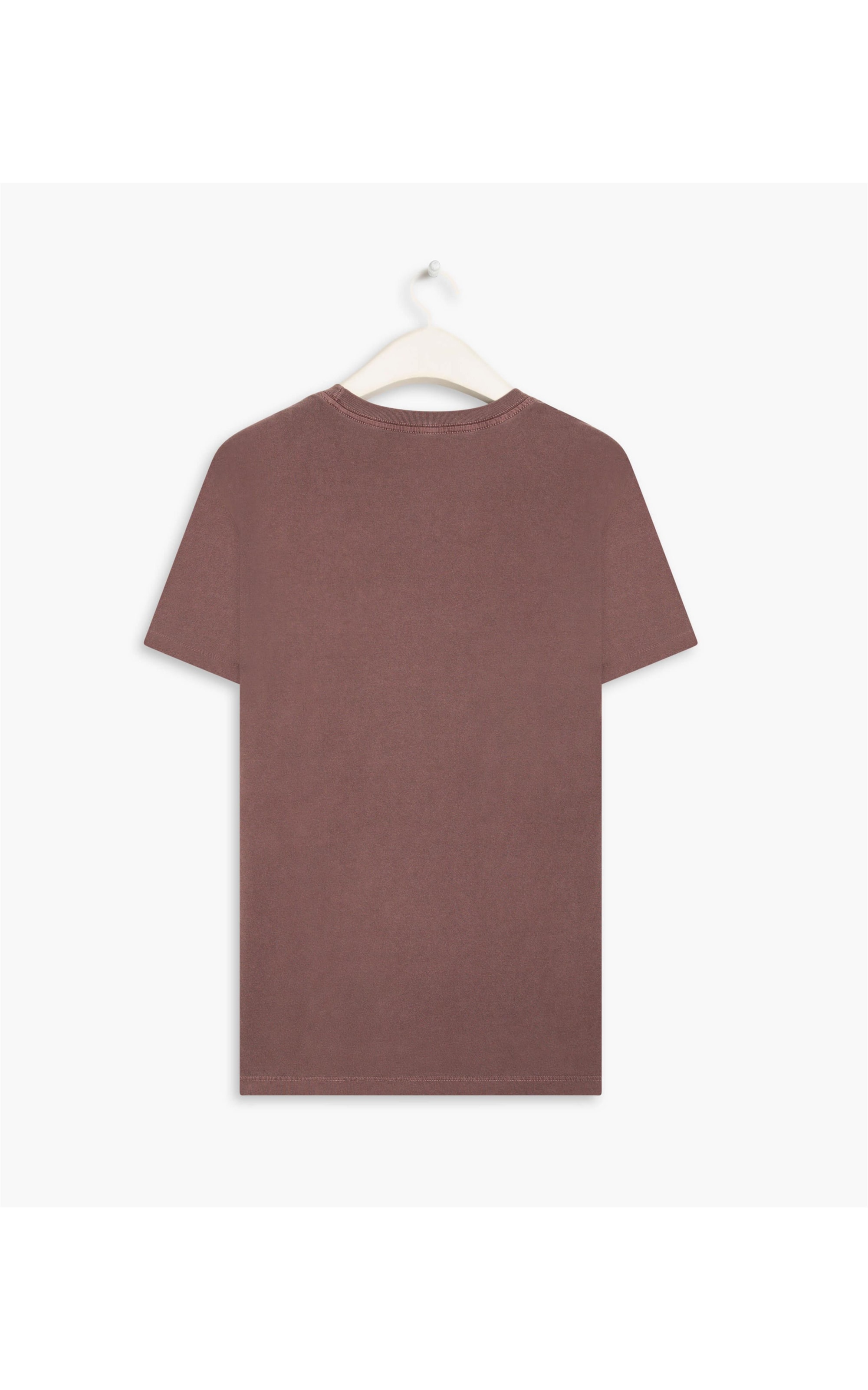 T-Shirt Mm Washed Off Road Bordeaux