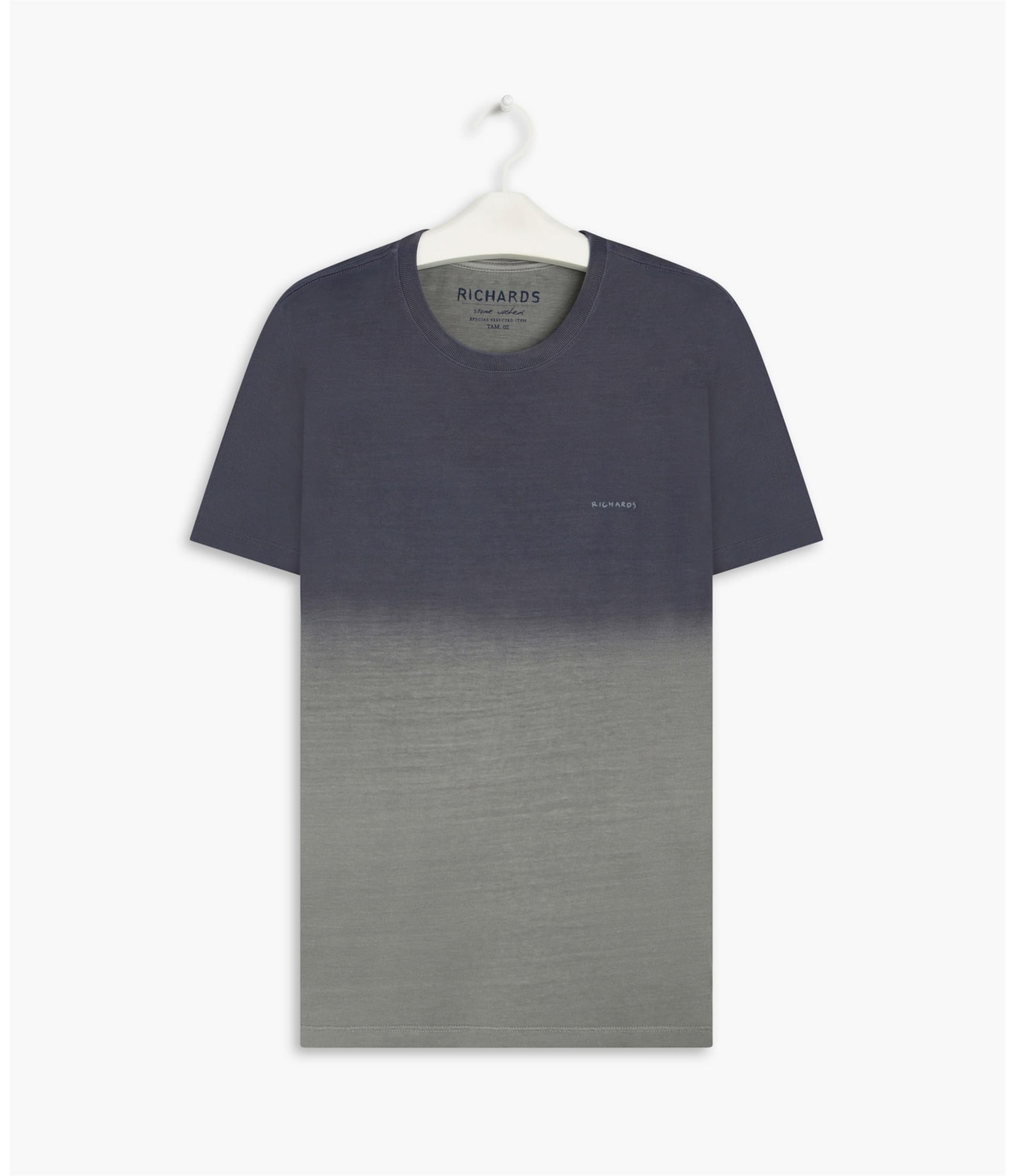 T-Shirt Mm Washed Ombré Basic Dark Navy