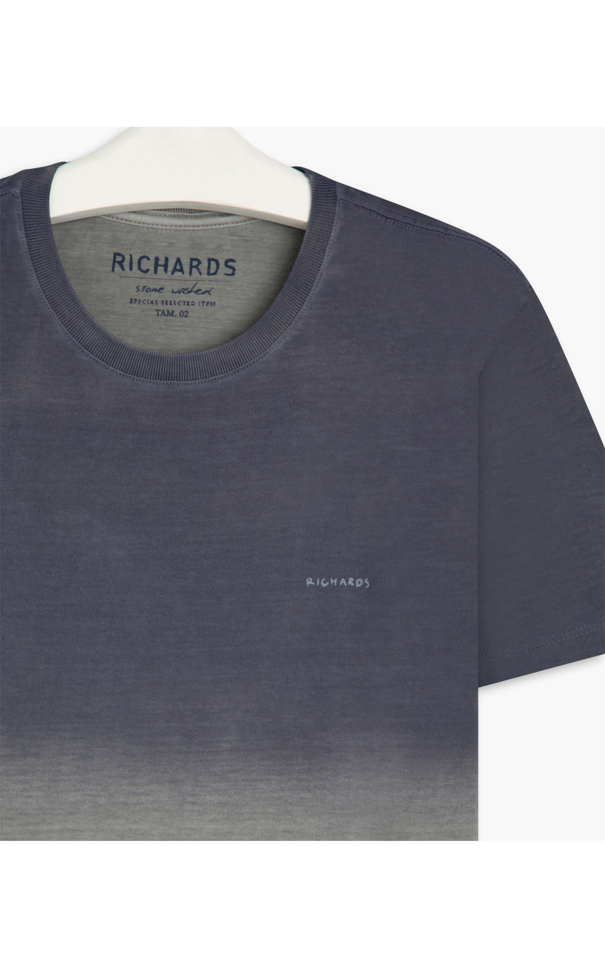 T-Shirt Mm Washed Ombré Basic Dark Navy