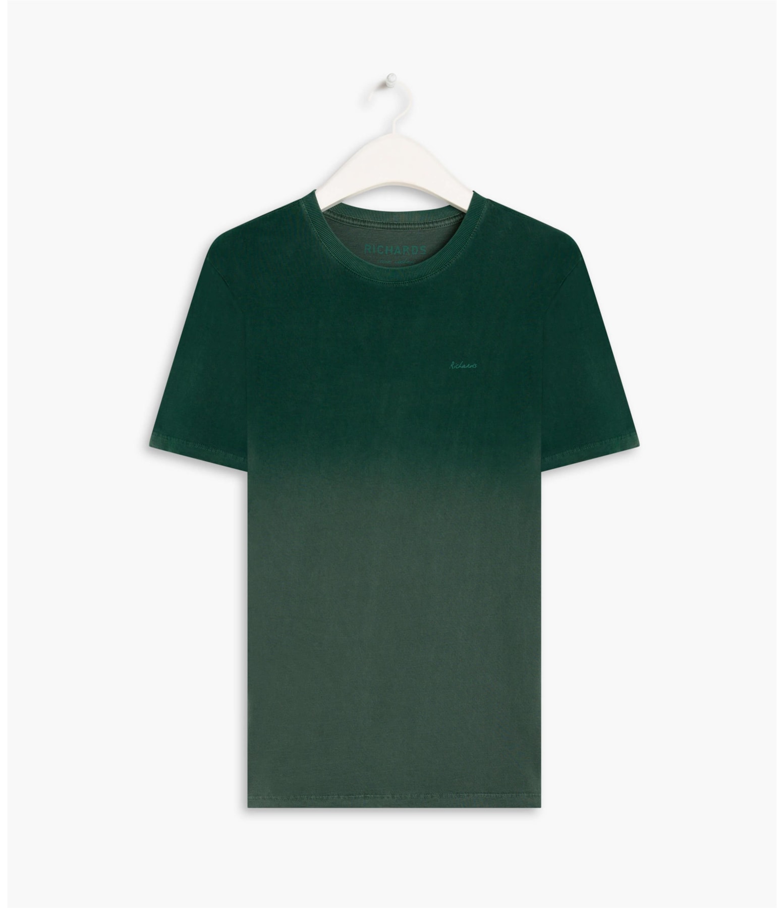 T-Shirt Mm Washed Ombré Basic Verde Escuro