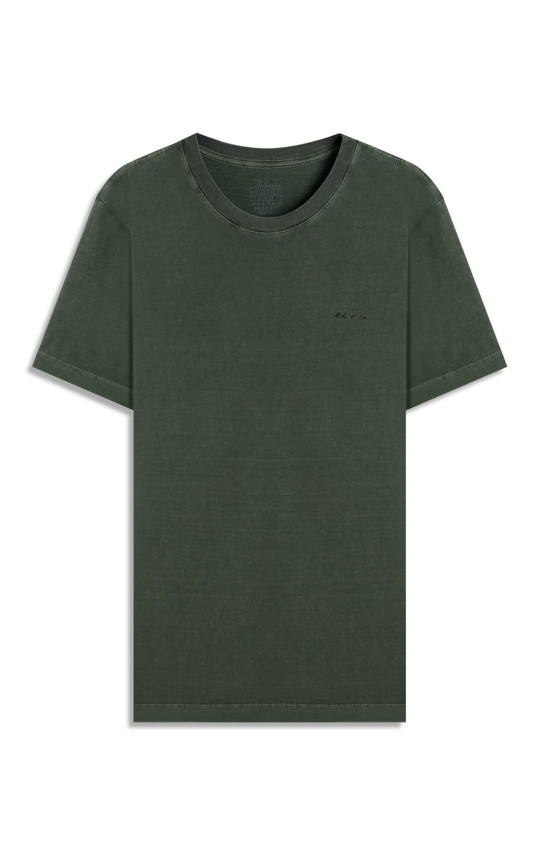 T-Shirt Mm Washed Poster Olive Costas Floresta