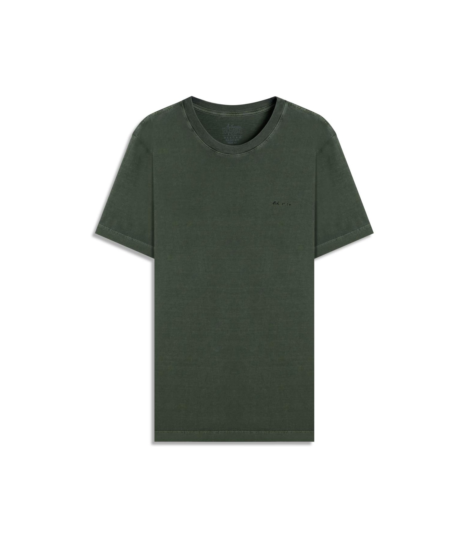 T-Shirt Mm Washed Poster Olive Costas Floresta