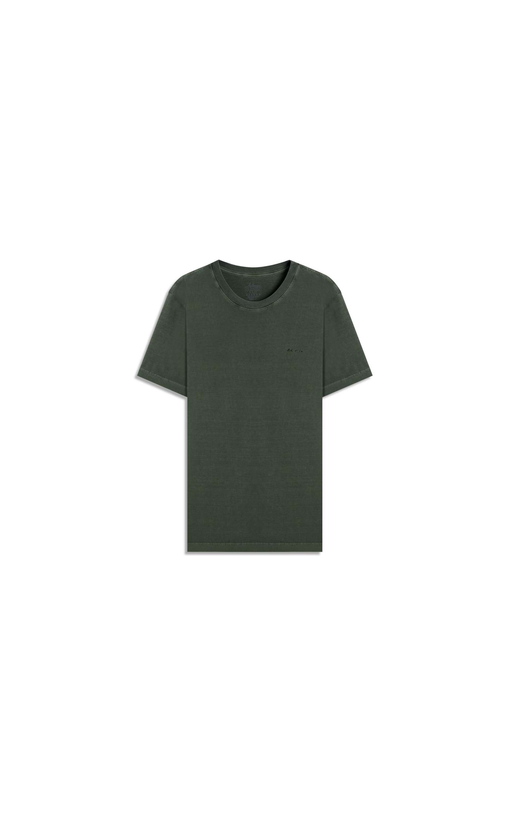 T-Shirt Mm Washed Poster Olive Costas Floresta